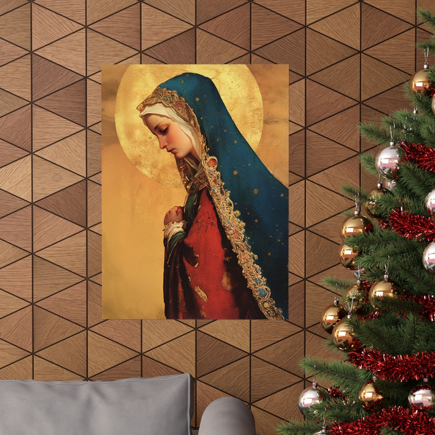 Our Lady of Mercy / Our Lady of Ransom -  Catholic Art - Multiple Sizes - Premium Posters - Catholic Art - Christian Home - Mother Mary