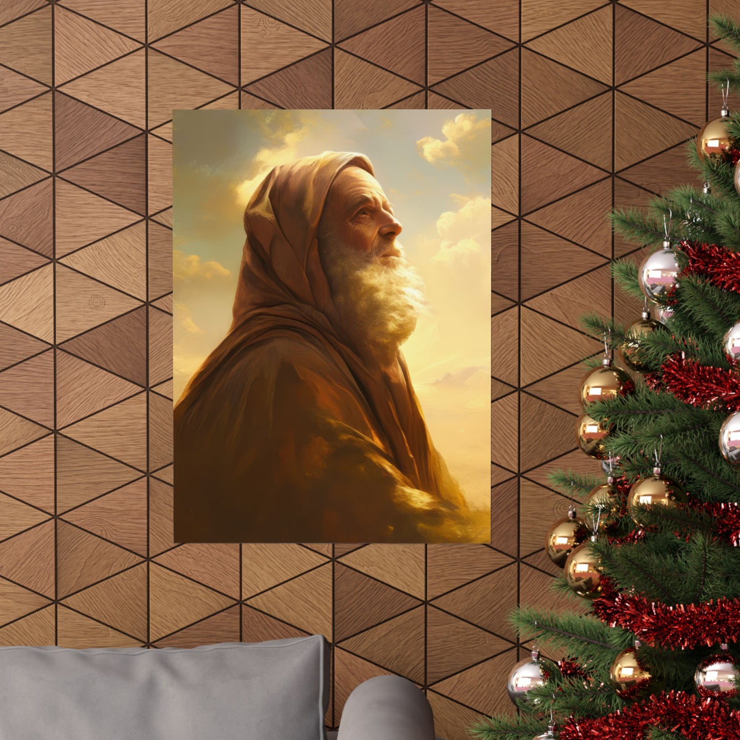 Father Abraham - Sanctified Souls Print - Multiple Sizes - Premium Posters - Catholic Art - Christian Home Decor Artwork