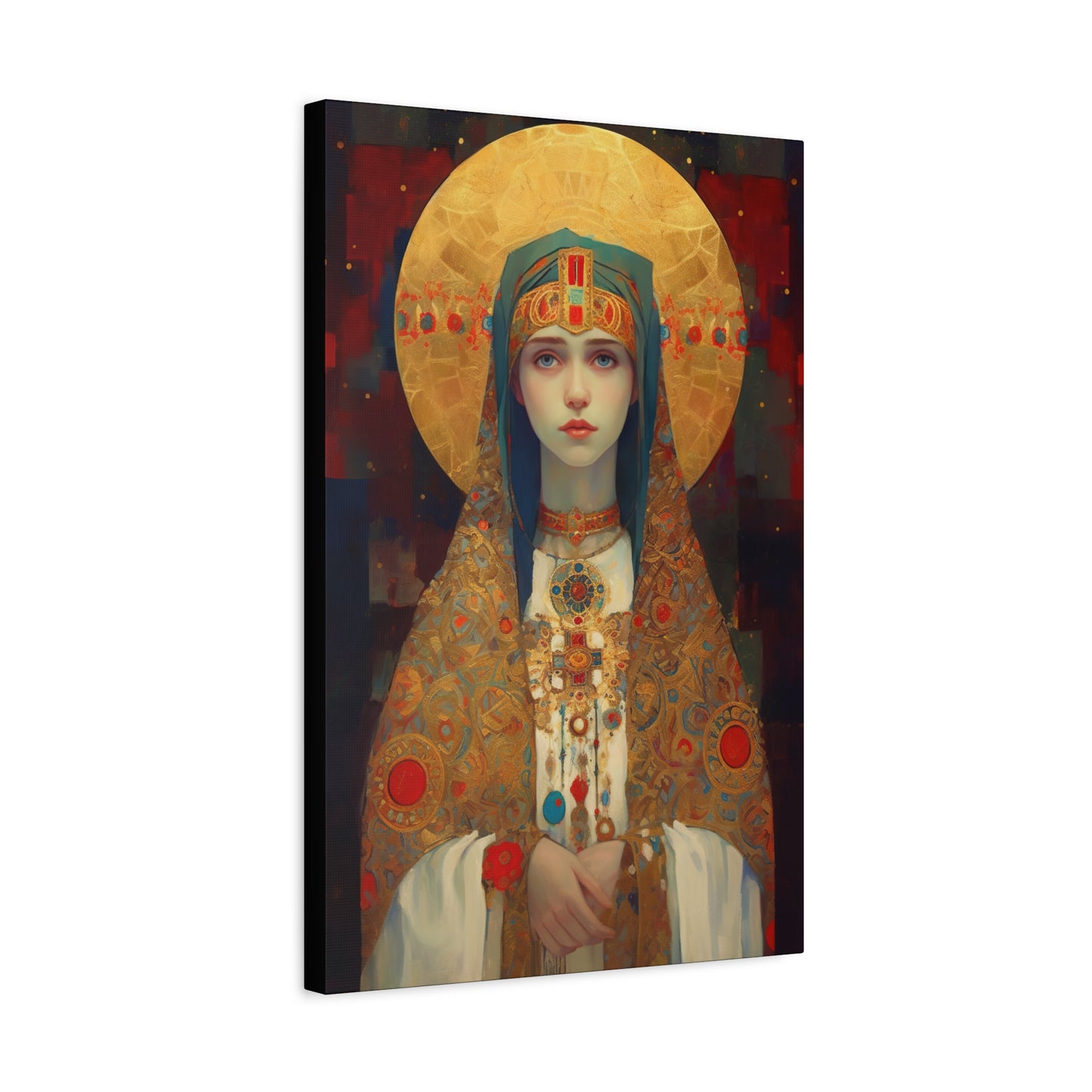 Saint Anastasia of Sirmium - Museum Wrapped Canvas - Sanctified Souls Print - Religious Art for your Home