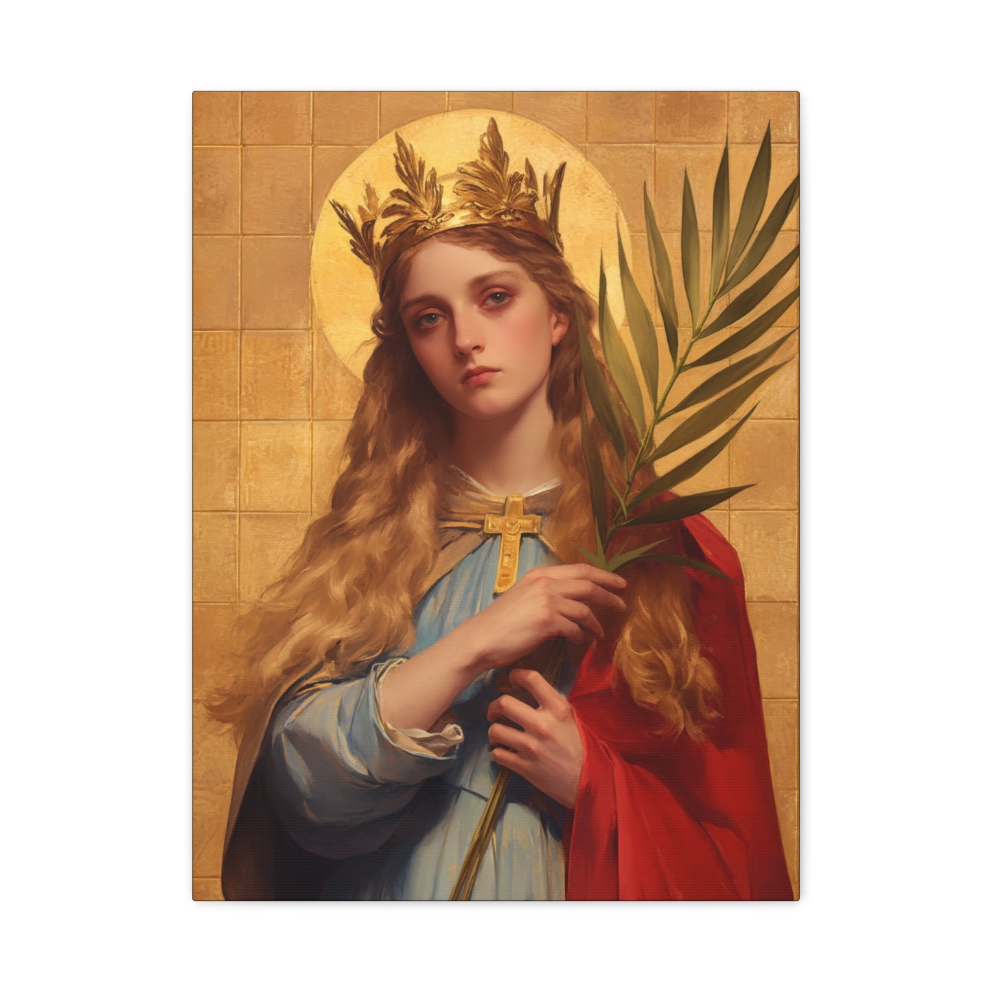 Saint Agrippina - Gallery Wrapped Canvas - Print - Religious Art for your Home - Catholic Art