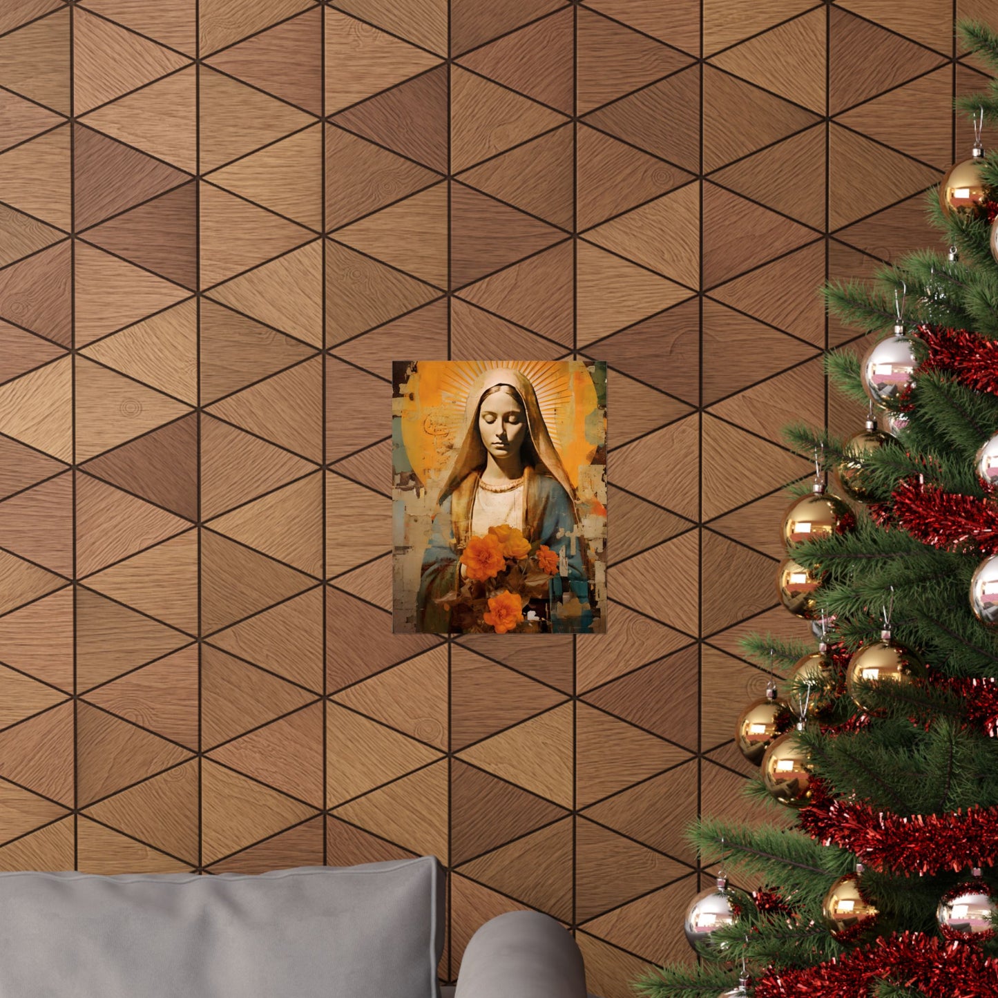 Blessed and Beloved : Mary in Art - Sanctified Souls Print - Multiple Sizes - Premium Matte Vertical Posters - Virgin Mary