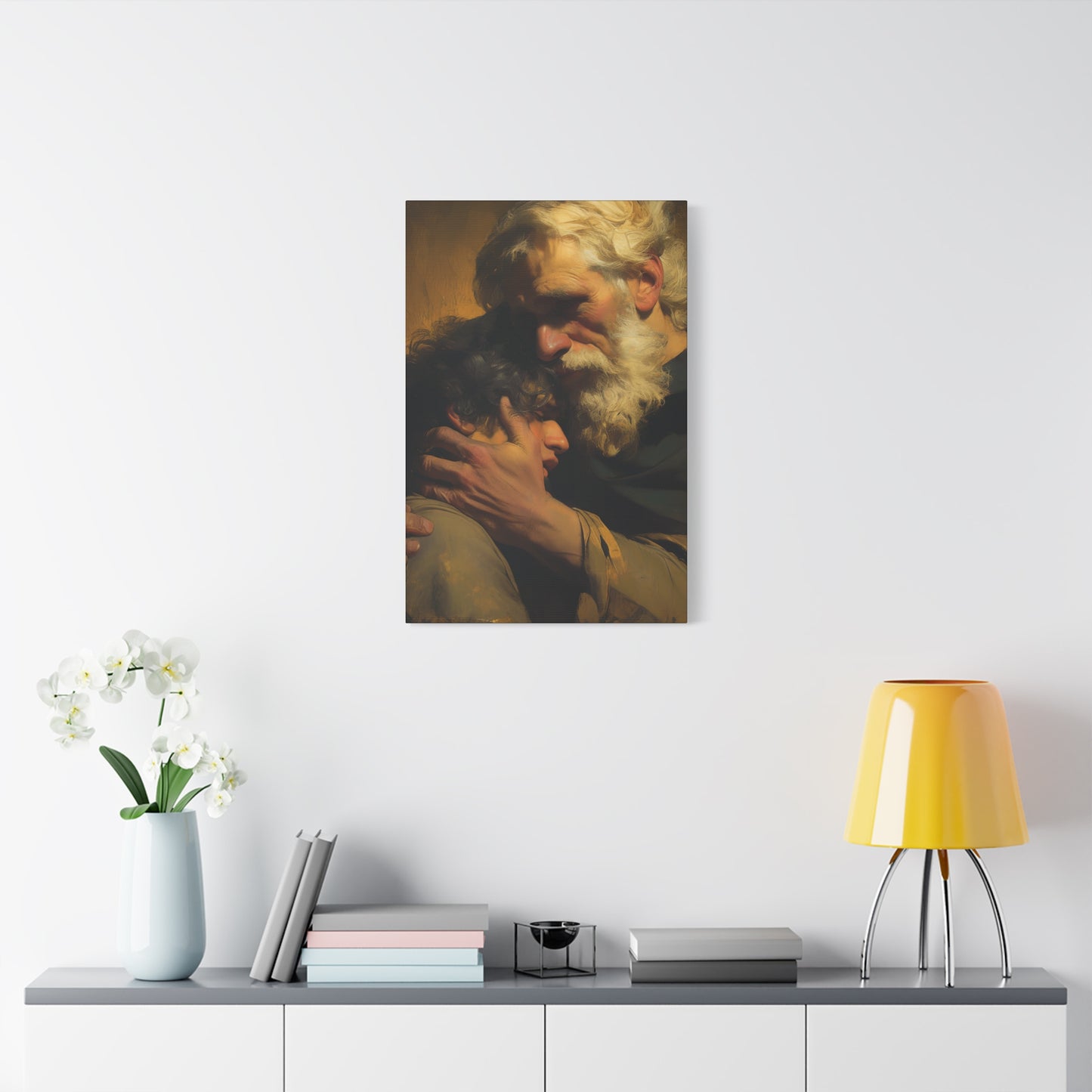The Return of the Prodigal Son - Gallery Wrapped Canvas - Print - Religious Art for your Home - Catholic Art Print