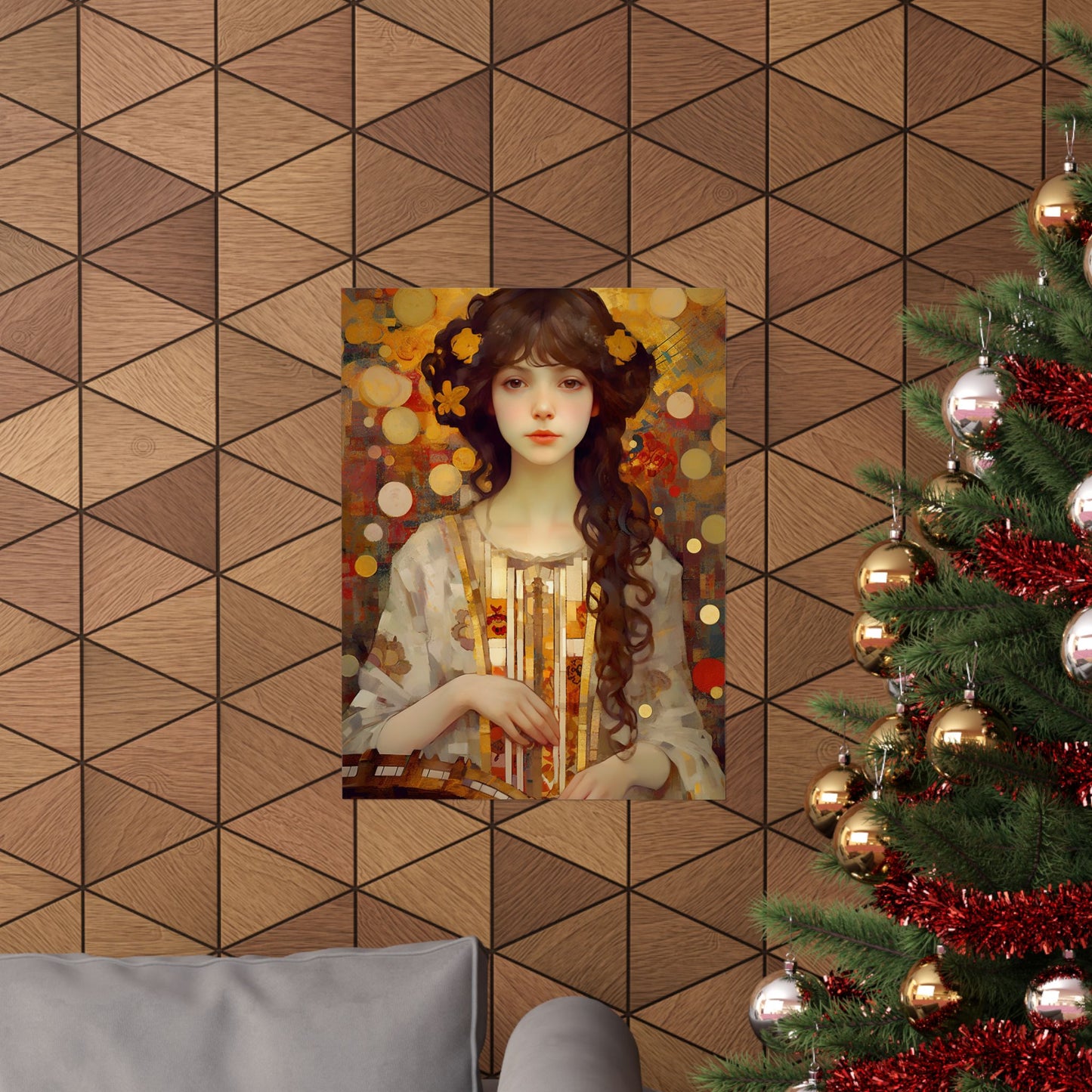 Saint Cecilia - Sanctified Souls Print - Multiple Sizes - Premium Matte Vertical Posters