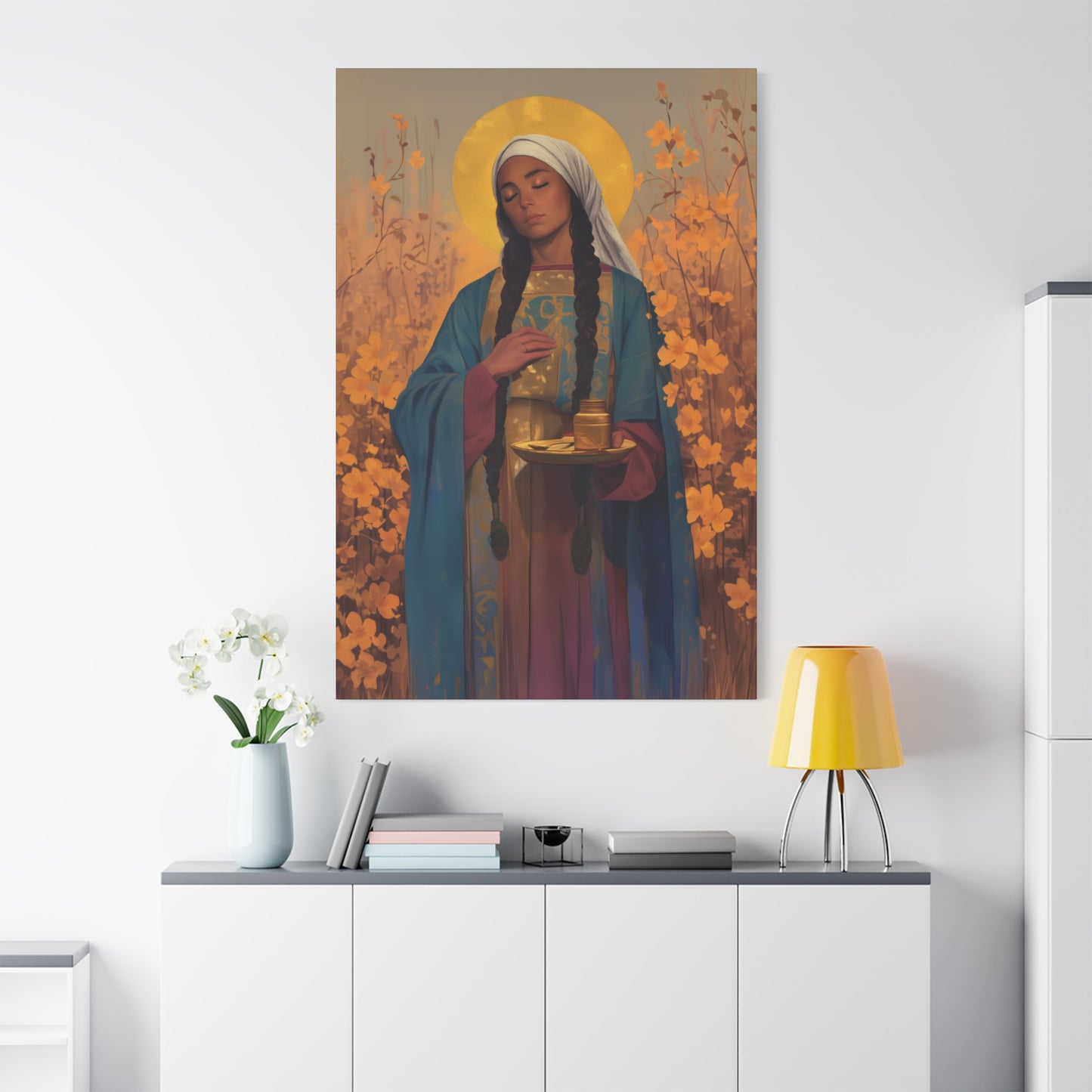 Saint Hermione of Ephesus - Gallery Wrapped Canvas - Print - Religious Art for your Home - Catholic Art Print