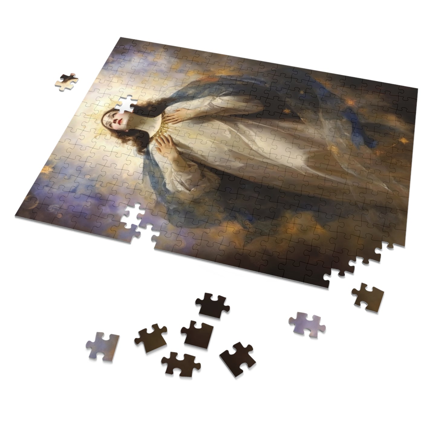 The Assumption of Mary - Puzzle and Keepsake Tin - Religious Jigsaw Puzzle (30, 110, 252, 500,1000-Piece) - Religious Puzzle
