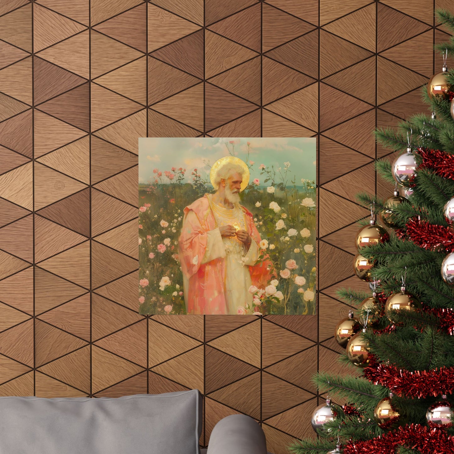Saint Valentine -  Catholic Art - Multiple Sizes - Premium Posters - Catholic Art - Christian Home - Catholic Saint Art