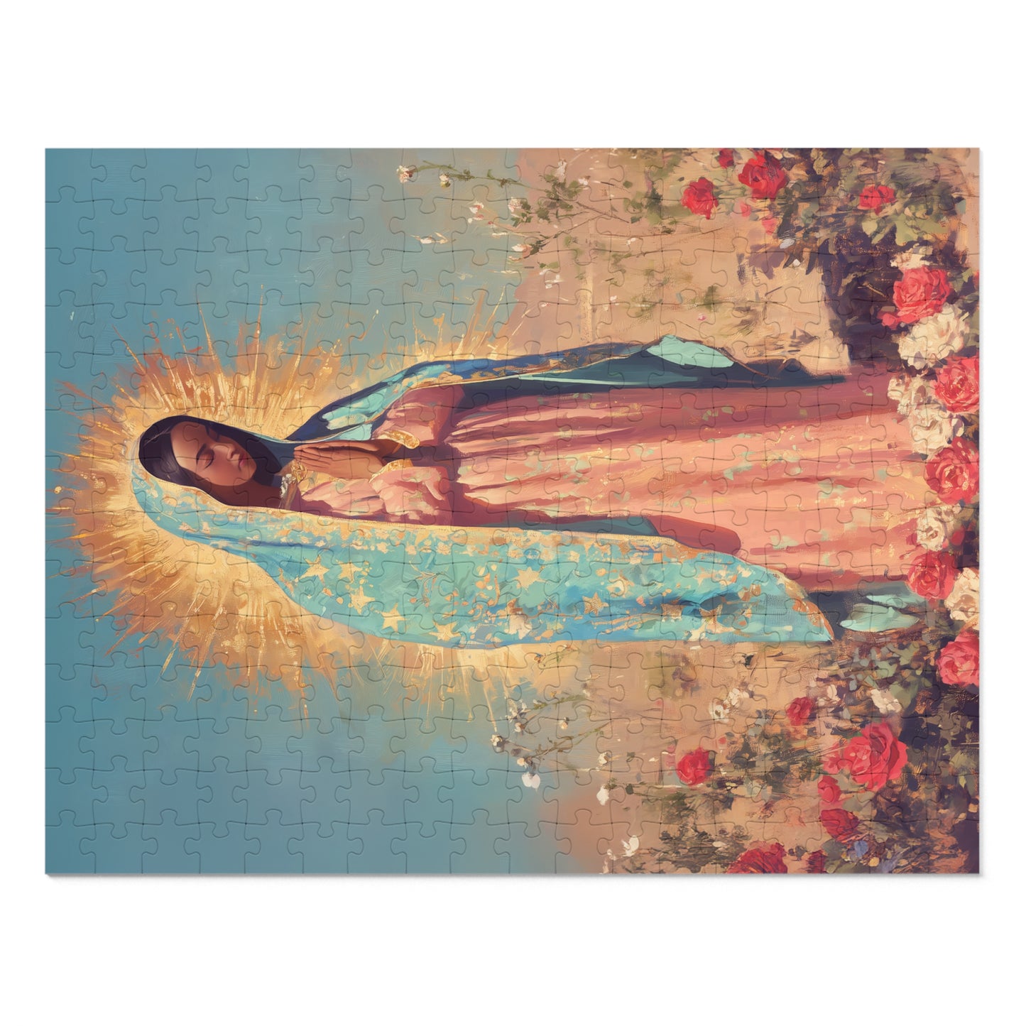 Our Lady of Guadalupe - Puzzle & Keepsake Tin - Religious Jigsaw Puzzle (30, 110, 252, 500,1000-Piece)