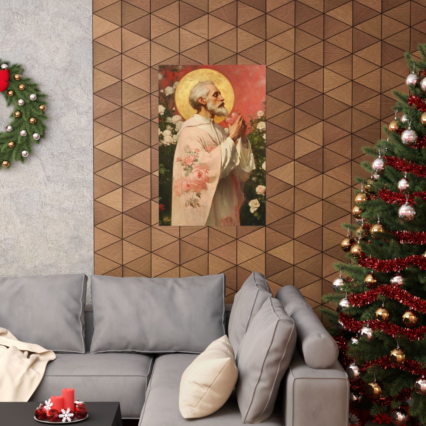 Saint Valentine -  Catholic Art - Multiple Sizes - Premium Posters - Catholic Art - Christian Home - Catholic Saint Art