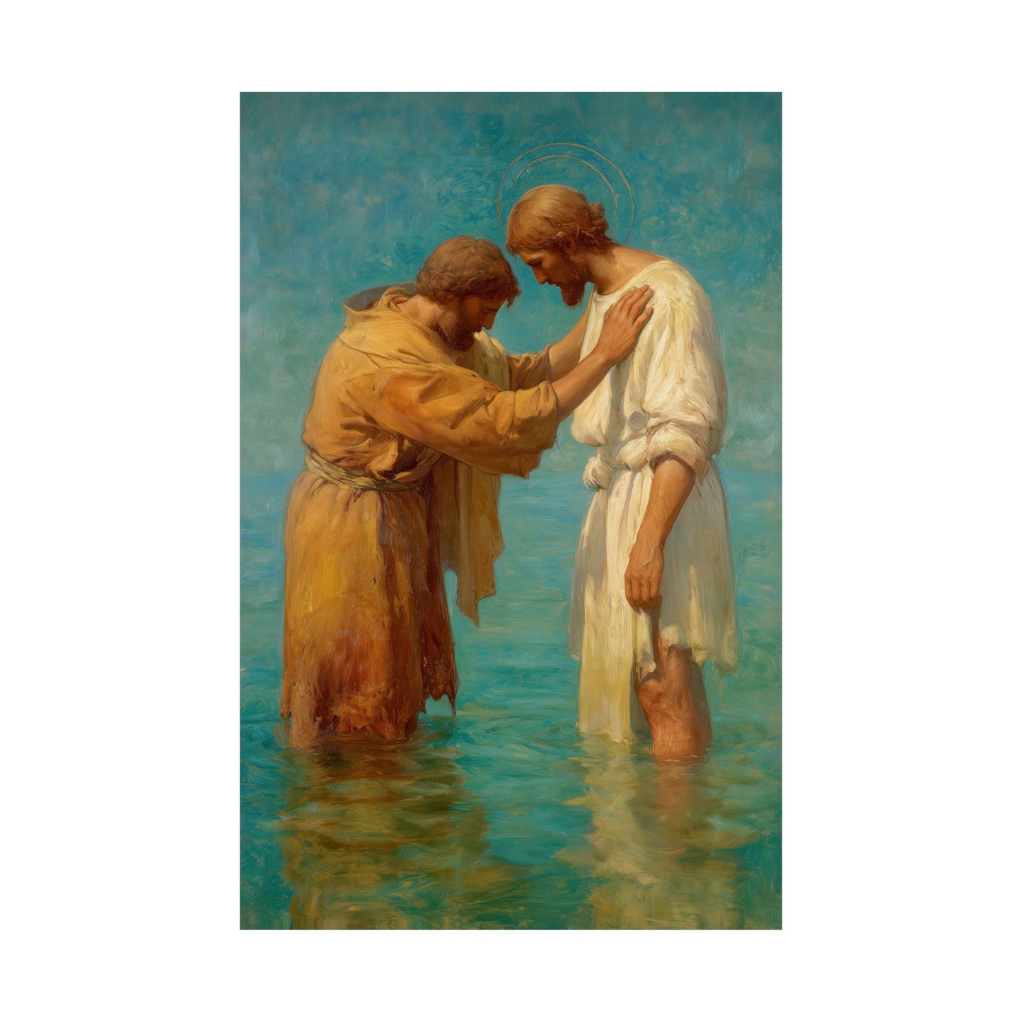 Saint John the Baptist, Servant of the Dawn - Sanctified Souls Print - Multiple Sizes - Premium Matte Vertical Posters