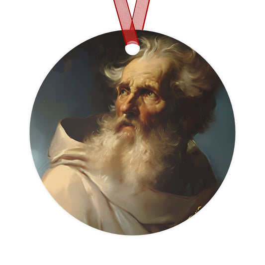 Saint Peter the Apostle - Apostle Metal Ornament - Religious Holiday Christmas Keepsake - Religious Catholic Tree Ornament - Christmas Gift