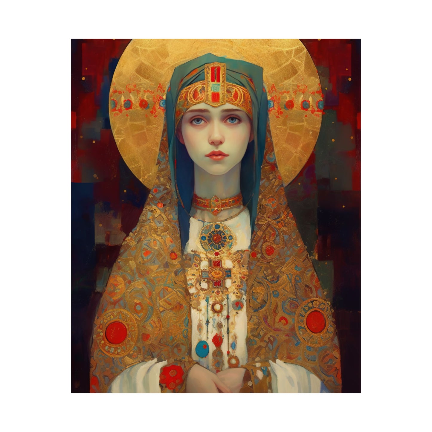 Saint Anastasia of Sirmium Print - Sanctified Souls Print - Multiple Sizes - Premium Matte Vertical Posters