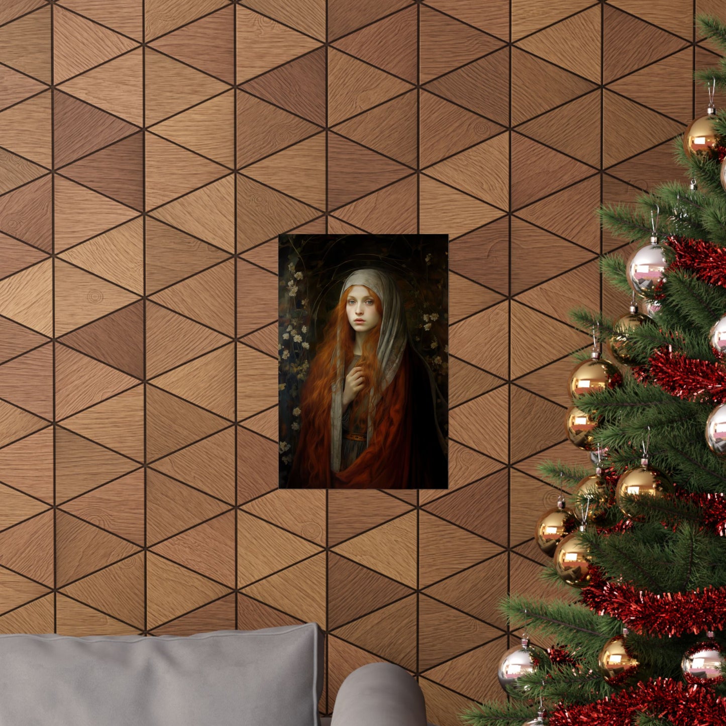 Path to Enlightenment- Mary Magdalene's Awakening Print - Sanctified Souls Print - Multiple Sizes - Premium Matte Vertical Posters
