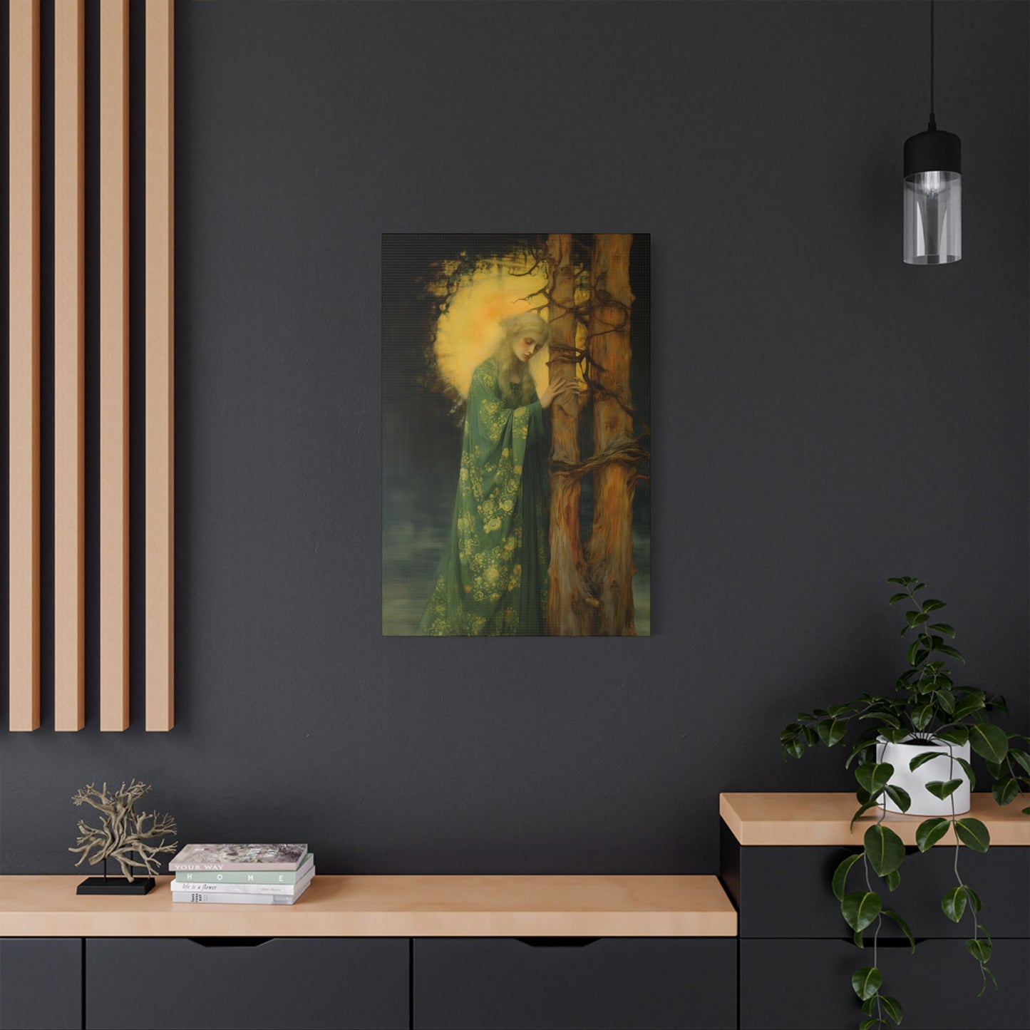Saint Afra Canvas Print - Multiple Sizes - Catholic Home art - Gallery Wrapped Canvas - Sanctified Souls Print