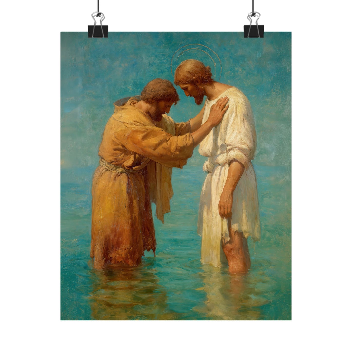 Saint John the Baptist, Servant of the Dawn - Sanctified Souls Print - Multiple Sizes - Premium Matte Vertical Posters