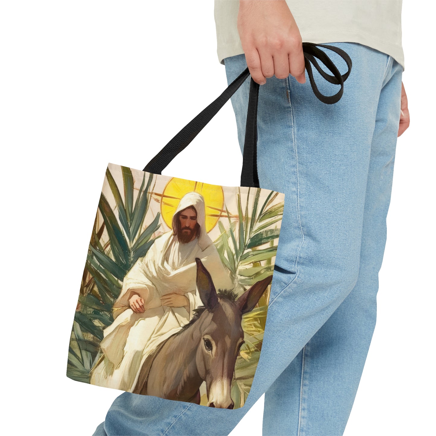 Benedictus Qui Venit (Blessed is He who comes) Tote Bag - Large Medium Small Faith Art Bag - Catholic Faith Purse - Double Sided