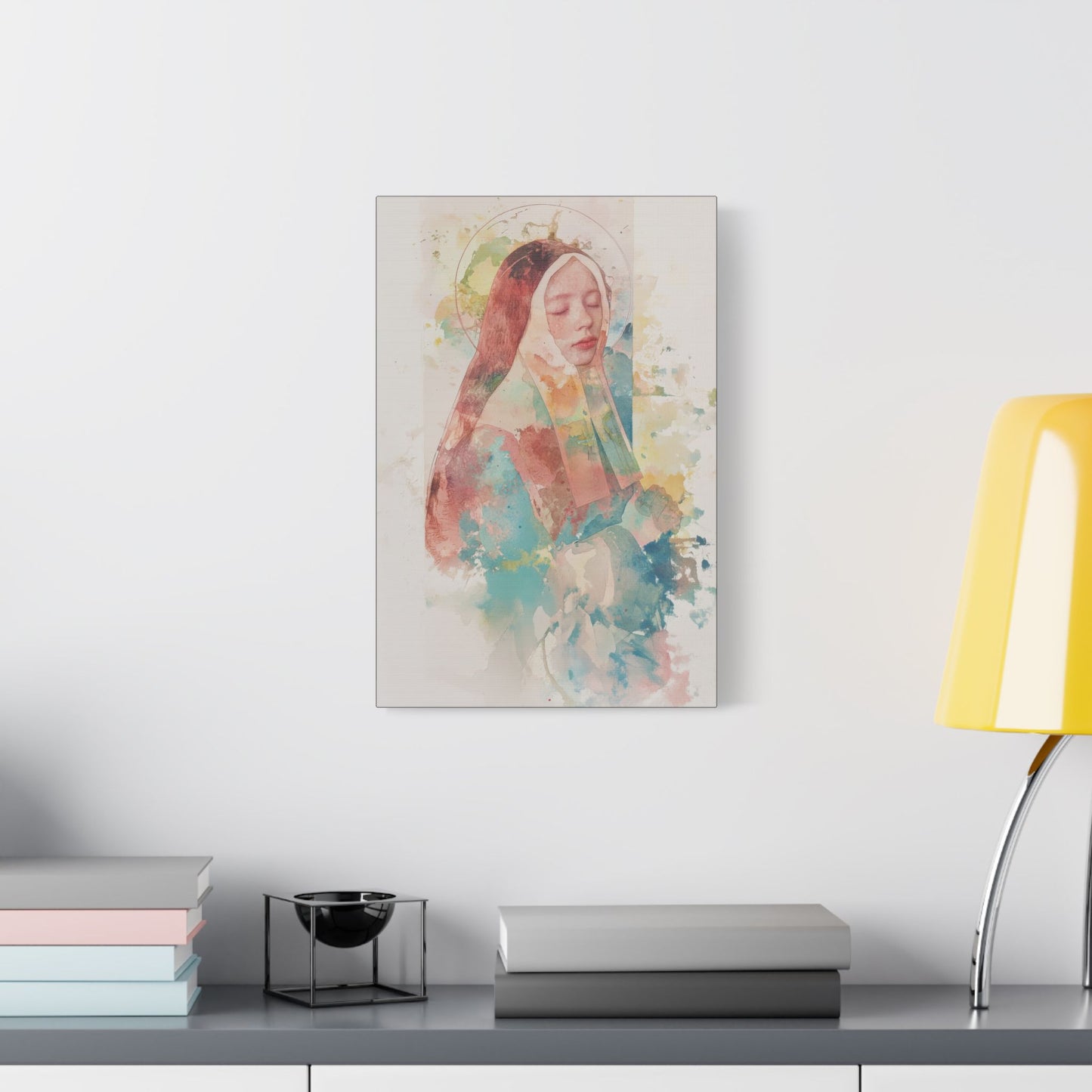 Saint Bernadette - Museum Wrapped Canvas - Sanctified Souls Print - Religious Art for your Home