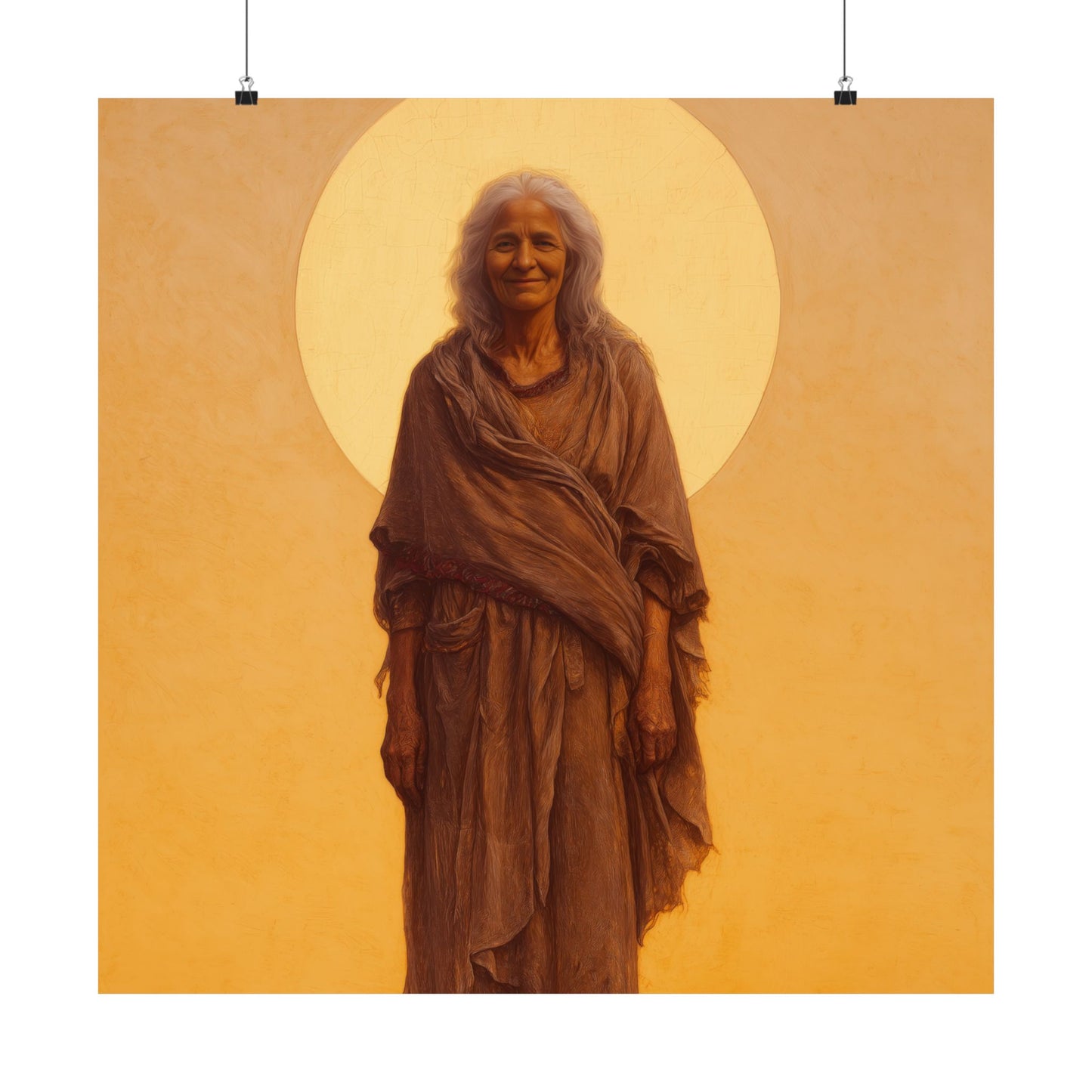 Saint Mary of Egypt - Desert Mother - Sanctified Souls Print - Multiple Sizes - Premium Matte Vertical Posters