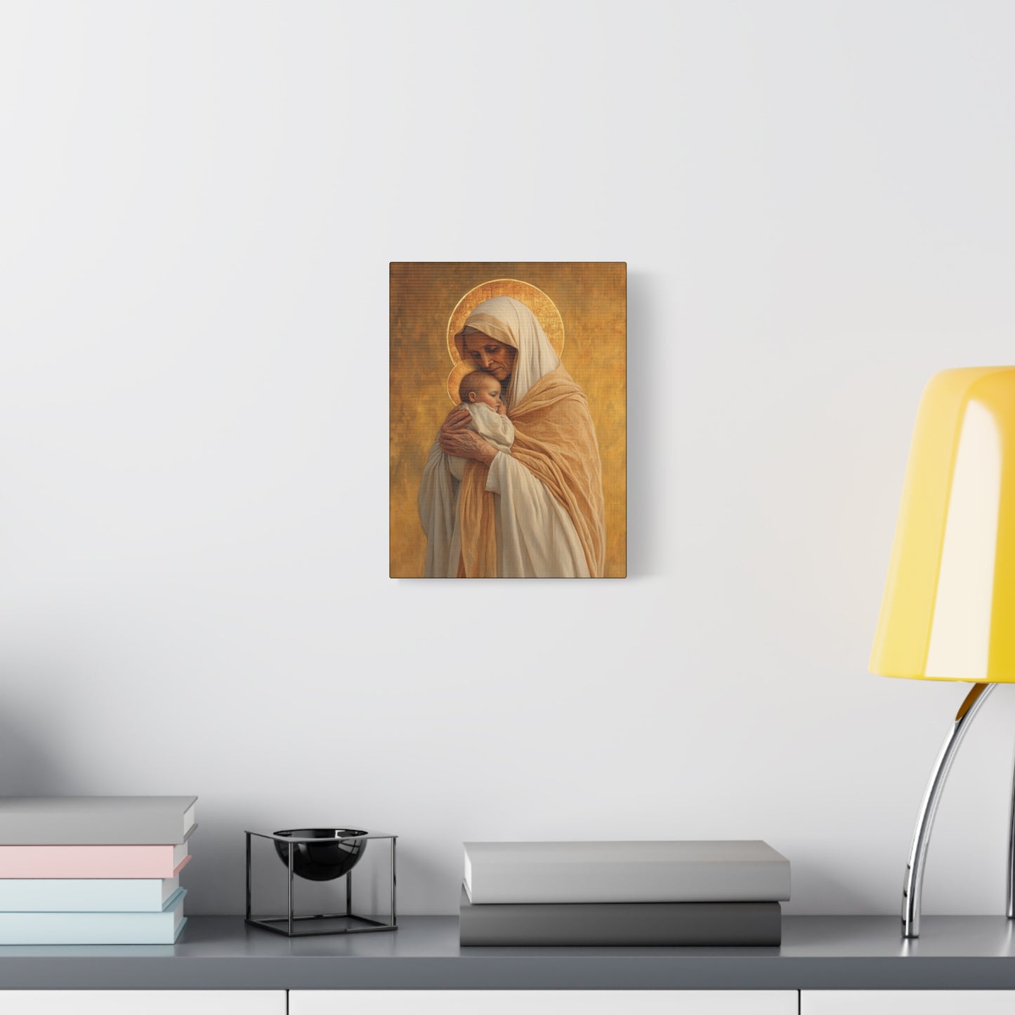 Saint Anna the Prophetess - Museum Wrapped Canvas - Print - Religious Art for your Home - Christian print - Prayer Room Art - Catholic