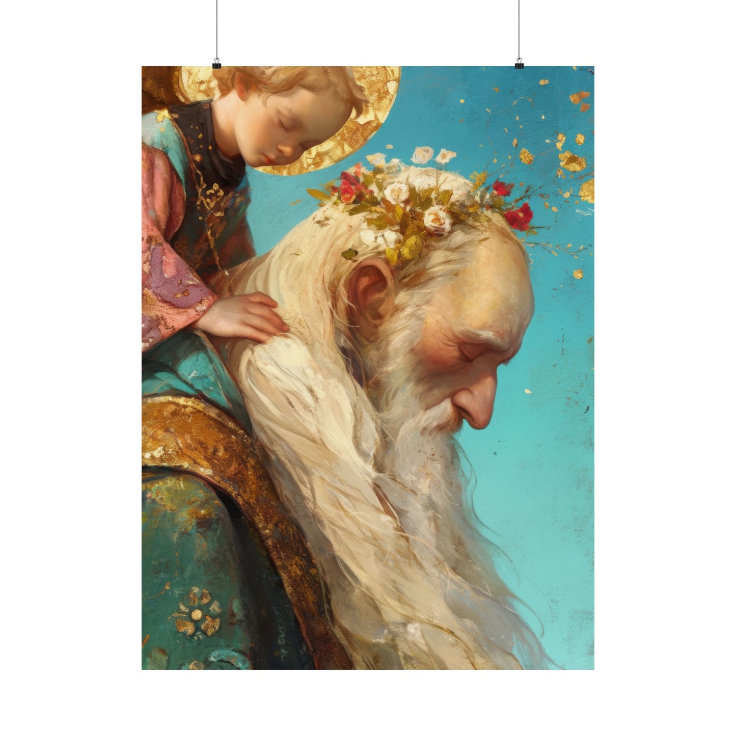 Saint Alexis Falconieri - Sanctified Souls Print - Multiple Sizes - Premium Posters - Catholic Art - Christian Home Decor Artwork