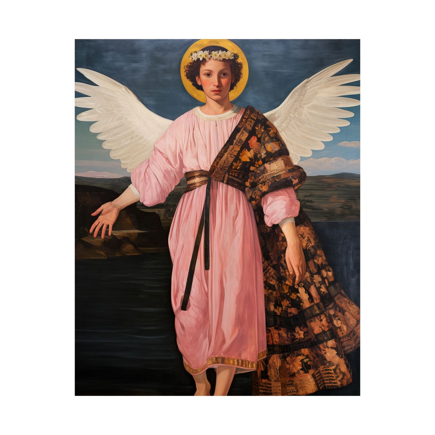 Saint Raphael the Archangel - Sanctified Souls Print - Multiple Sizes - Premium Matte Vertical Posters