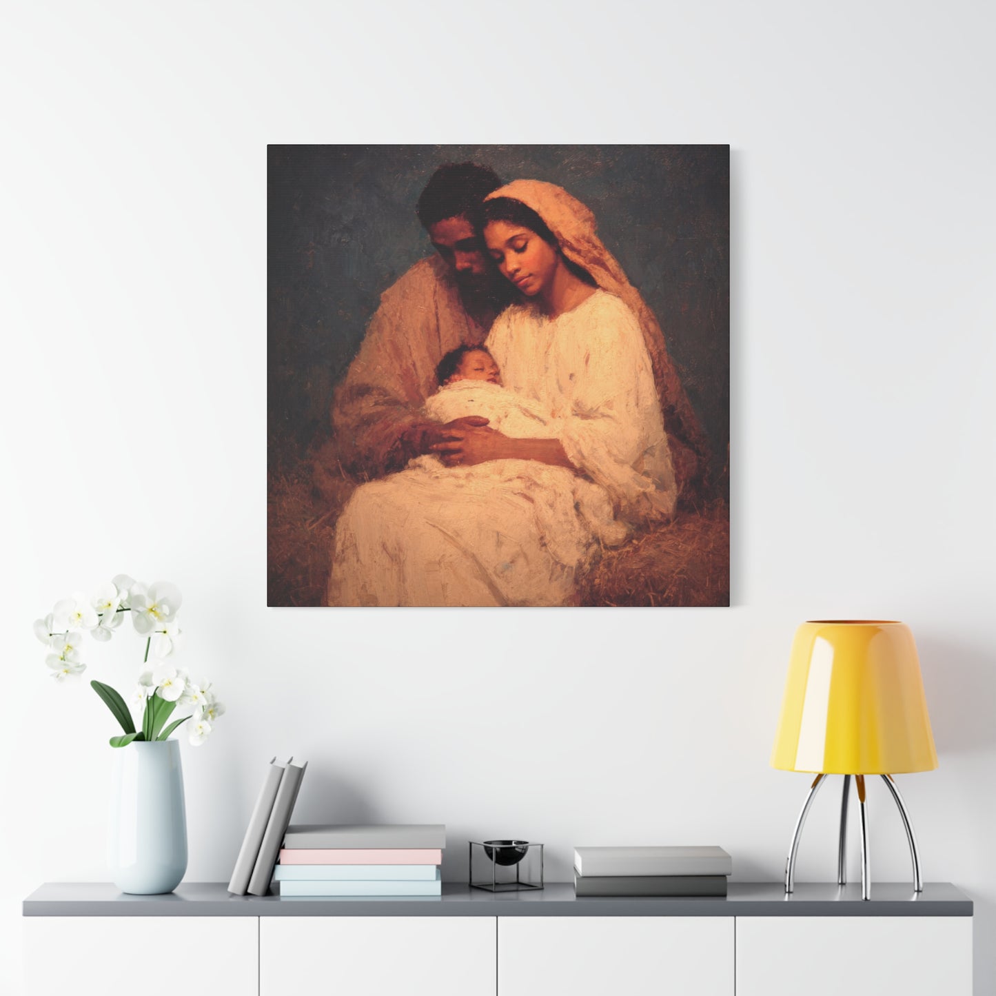 Love Made Visible in the Holy Family - Gallery Wrapped Canvas - Print - Religious Art for your Home - Catholic