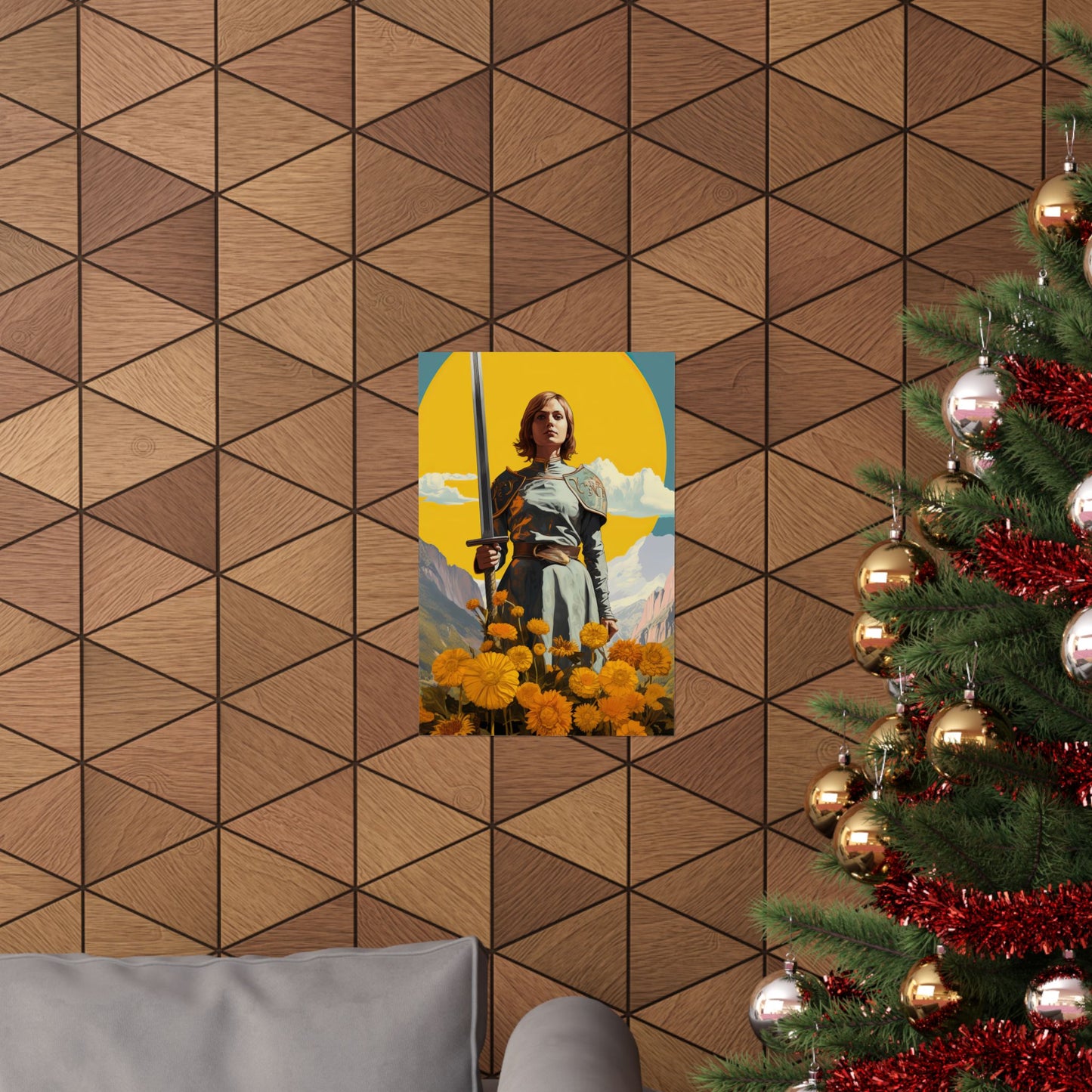 Saint Joan of Arc Print - Sanctified Souls Print - Multiple Sizes - Premium Matte Vertical Posters