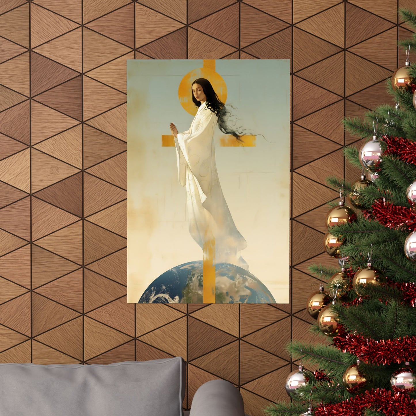 Our Lady of Akita - Mother Mary - Sanctified Souls Print - Multiple Sizes - Premium Matte Vertical Posters