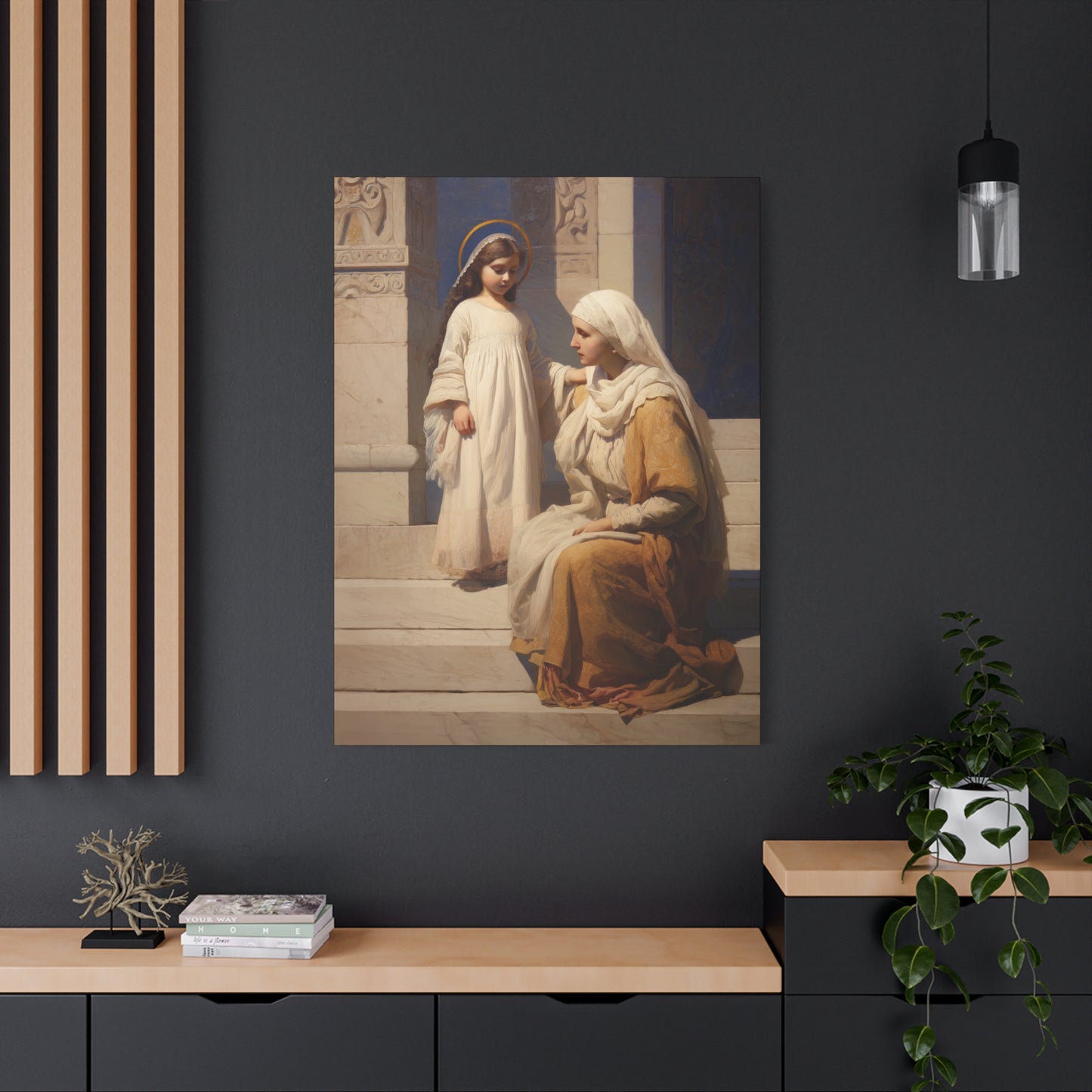 The Feast of the Presentation of the Blessed Mary - Gallery Wrapped Canvas - Print - Religious Art for your Home - Catholic