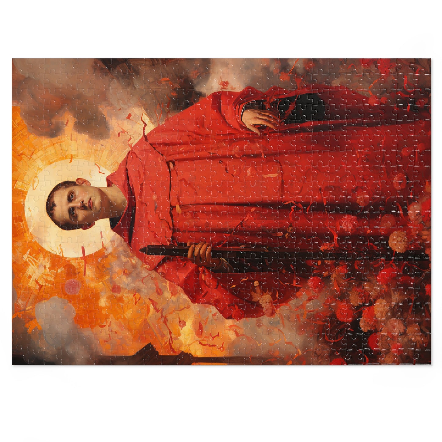 Saint Lawrence - Puzzle and Keepsake Tin - Religious Jigsaw Puzzle (30, 110, 252, 500,1000-Piece) - Religious Puzzle
