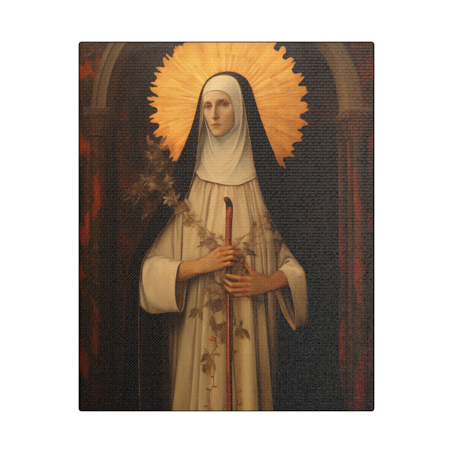 Saint Margaret of Castello - Museum Wrapped Canvas - Sanctified Souls Print - Religious Art for your Home - Blessed Margaret of Castello