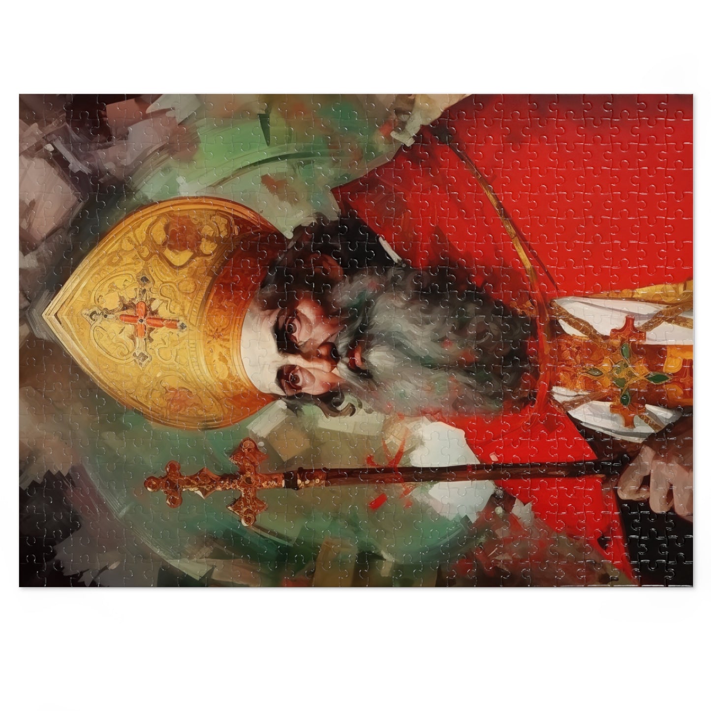 Saint Eusebius of Vercelli - Puzzle and Keepsake Tin - Religious Jigsaw Puzzle (30, 110, 252, 500,1000-Piece) - Religious Puzzle