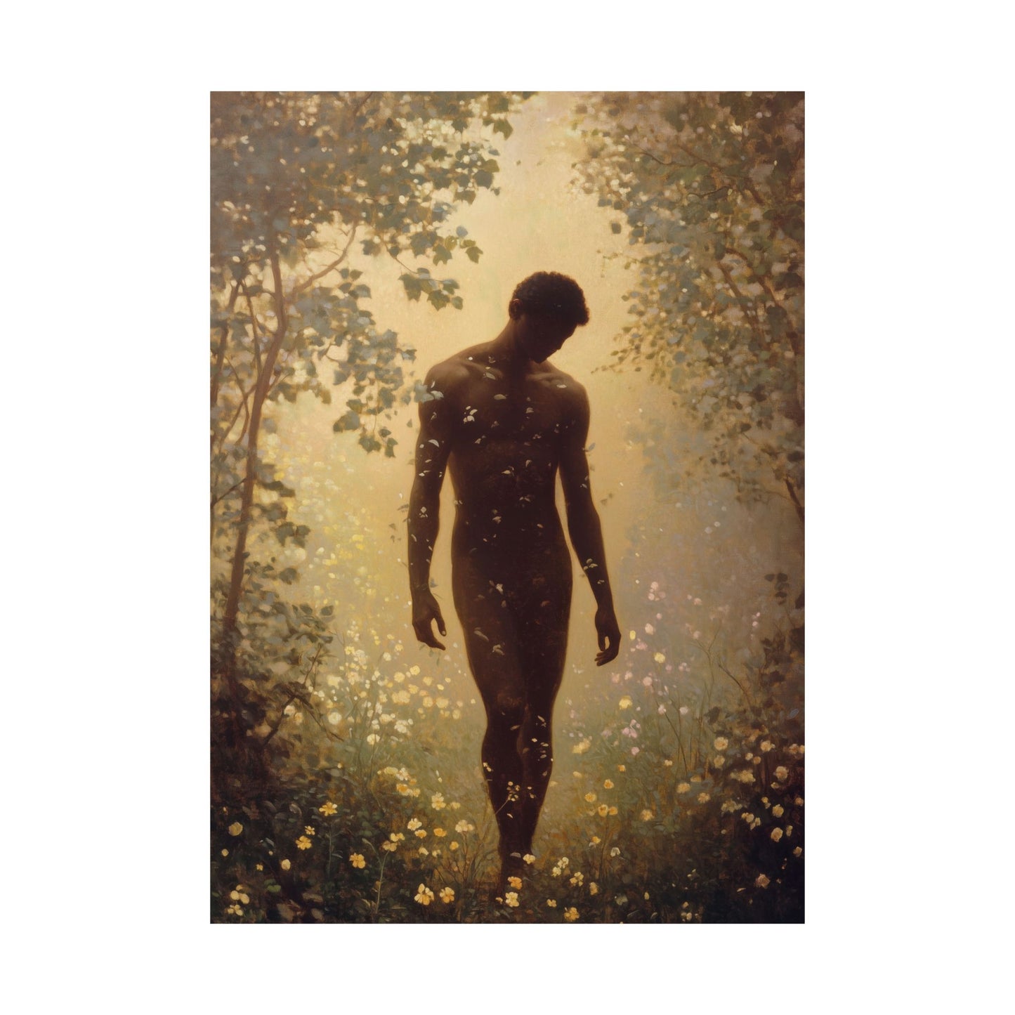 Saint Adam - Sanctified Souls Print - Multiple Sizes - Premium Posters - Catholic Art - Christian Home Decor Artwork