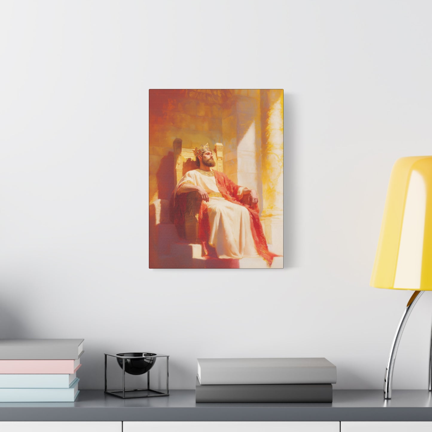 King Solomon: Keeper of God's Understanding - Gallery Wrapped Canvas - Print - Religious Art for your Home - Catholic Art