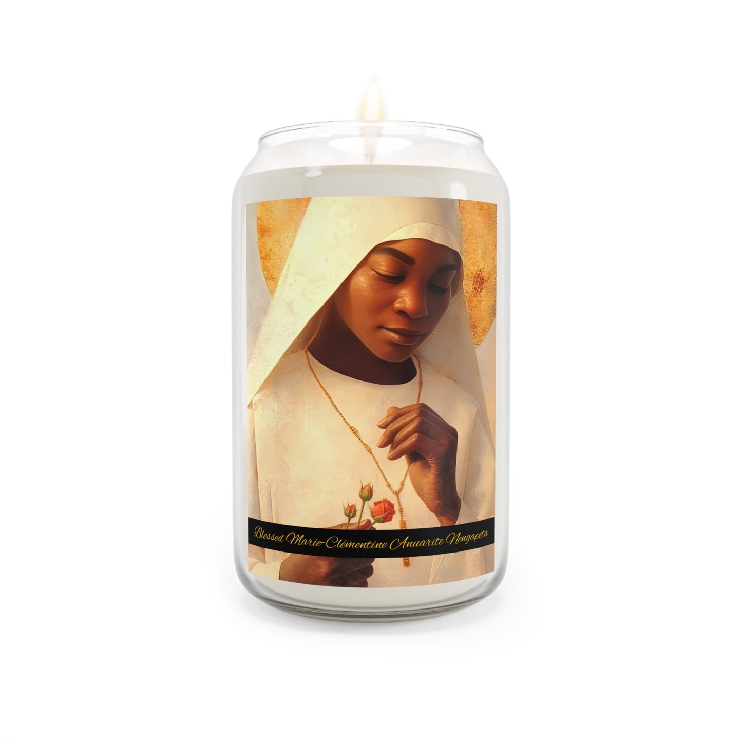 Blessed Marie-Clementine Anuarite Nengapeta - Scented Prayer Candle, 13.75oz - Tall Size - Religious Prayer Candle