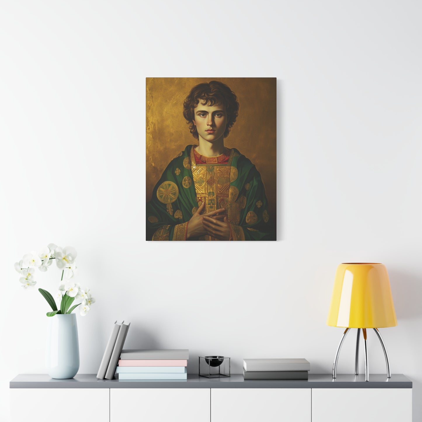 Saint Pantaleon Canvas Print - Multiple Sizes - Catholic Home art - Museum Wrapped Canvas - Sanctified Souls Print