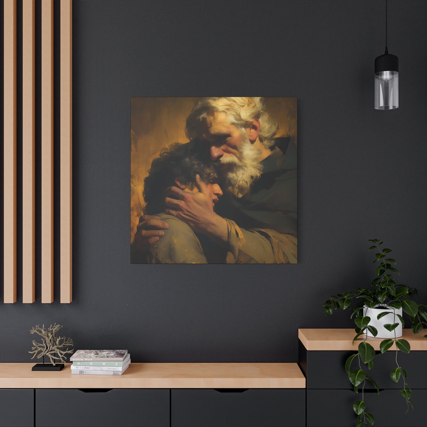 The Return of the Prodigal Son - Gallery Wrapped Canvas - Print - Religious Art for your Home - Catholic Art Print