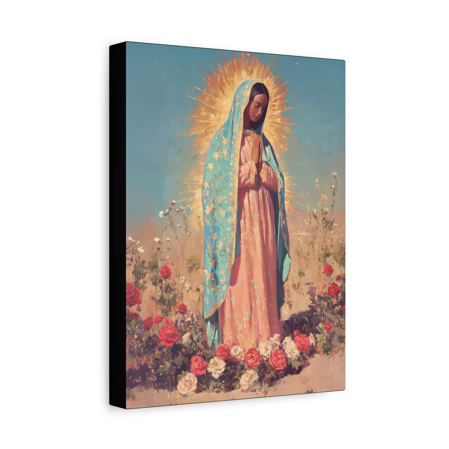 Our Lady of Guadalupe - Gallery Wrapped Canvas - Print - Religious Art for your Home - Catholic Art