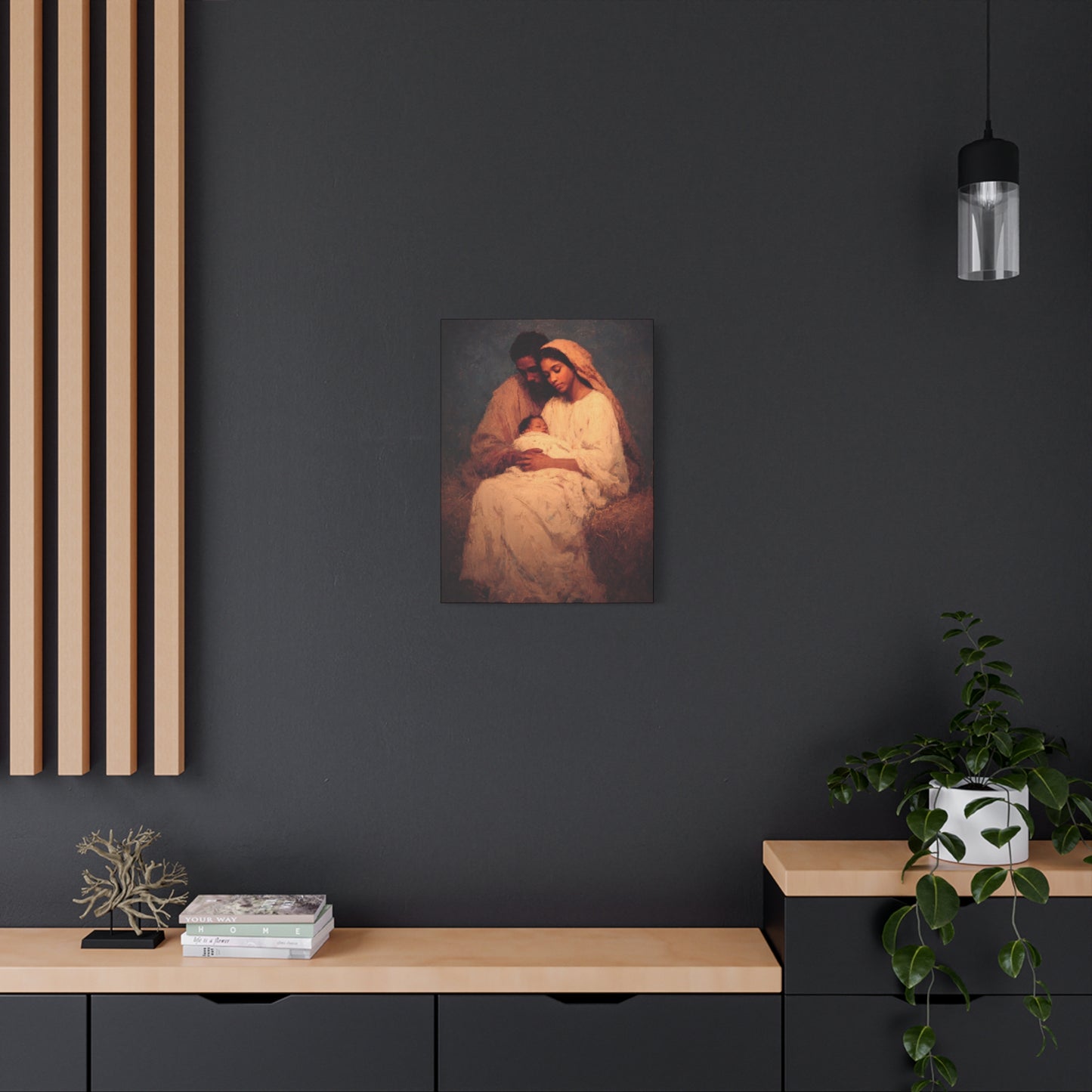 Love Made Visible in the Holy Family - Gallery Wrapped Canvas - Print - Religious Art for your Home - Catholic
