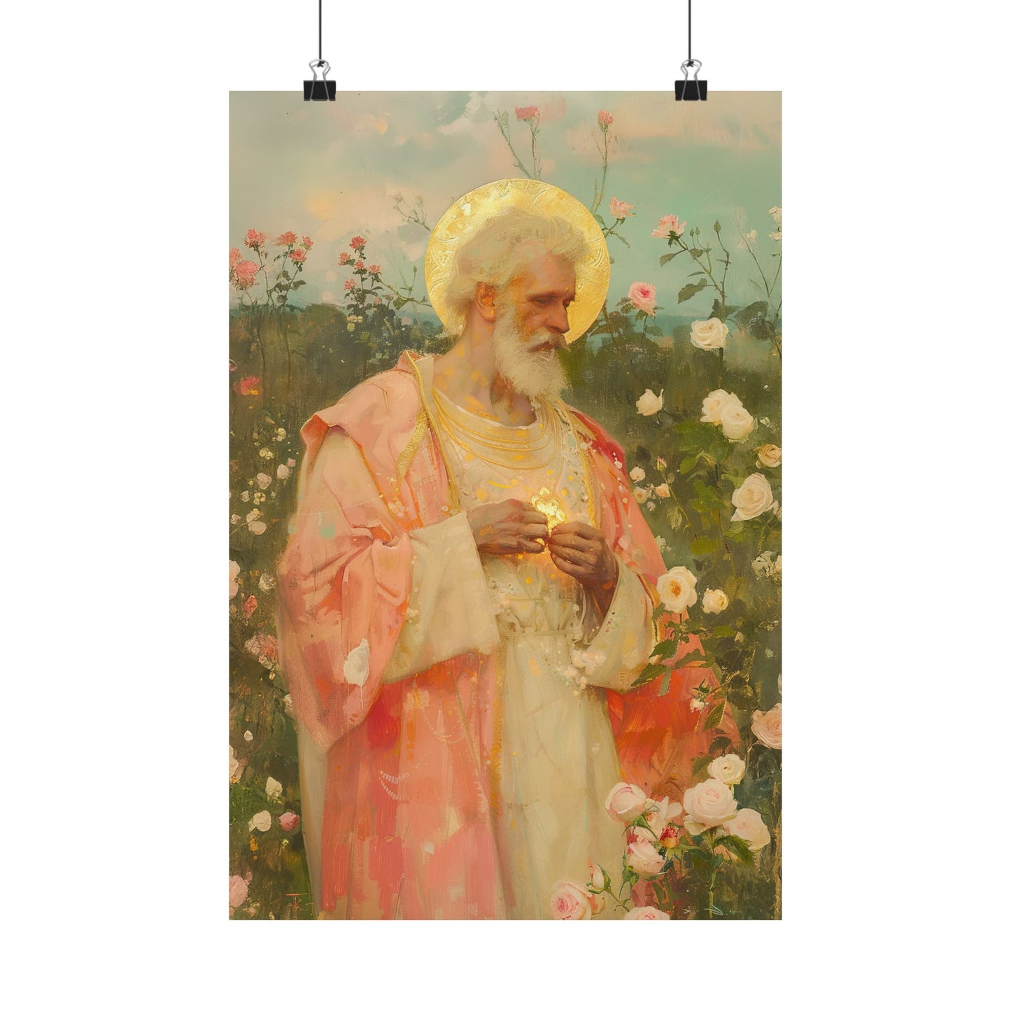 Saint Valentine -  Catholic Art - Multiple Sizes - Premium Posters - Catholic Art - Christian Home - Catholic Saint Art