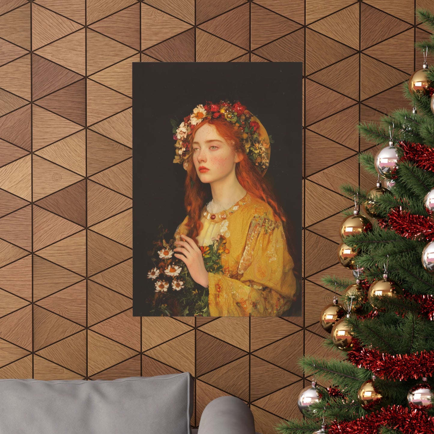 Radiance of Repentance - Mary Magdalene's Renewal - Catholic home - Multiple Sizes - Premium Poster - Catholic Art - Christian Decor