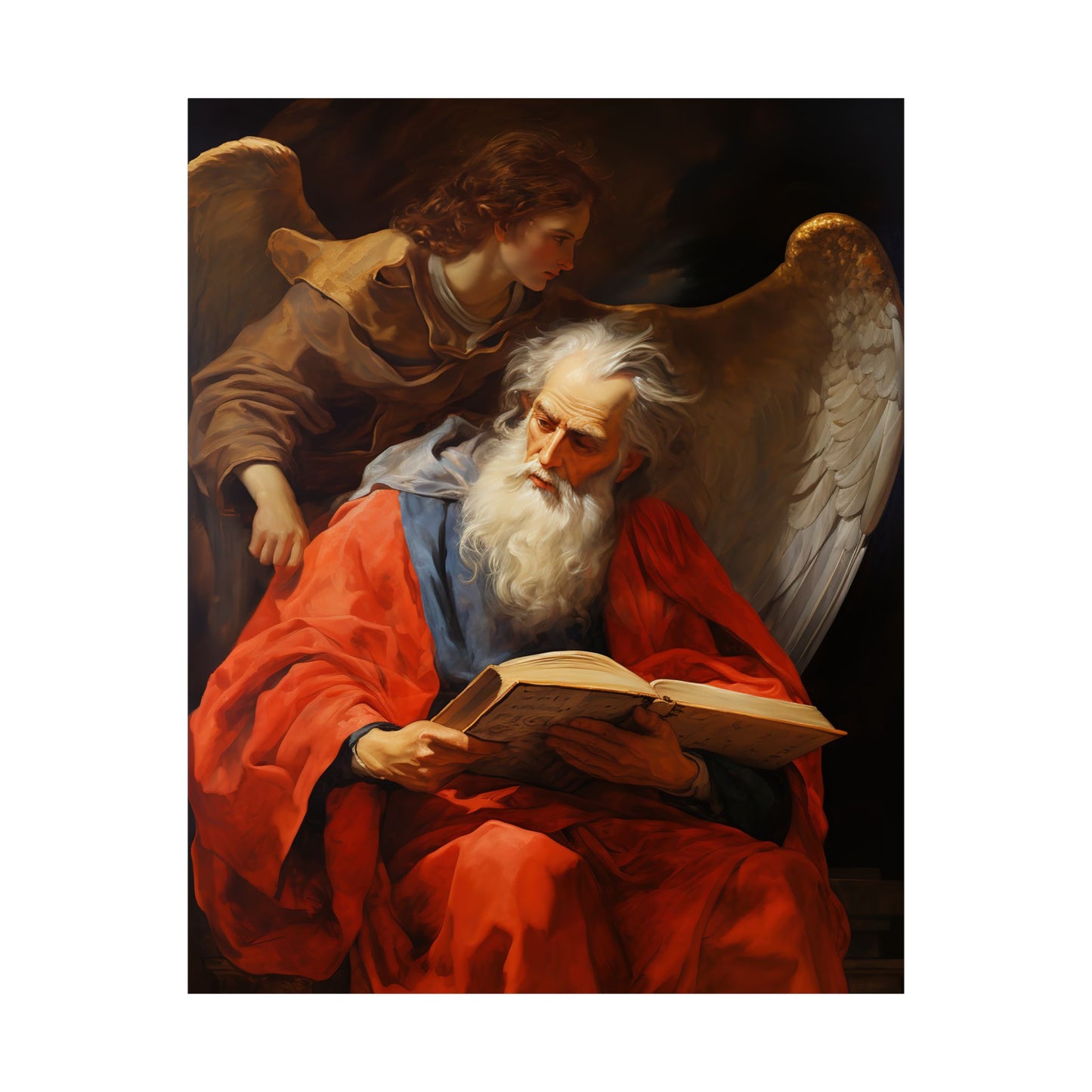 Saint Matthew the Apostle Print - Sanctified Souls Print - Multiple Sizes - Premium Matte Vertical Posters