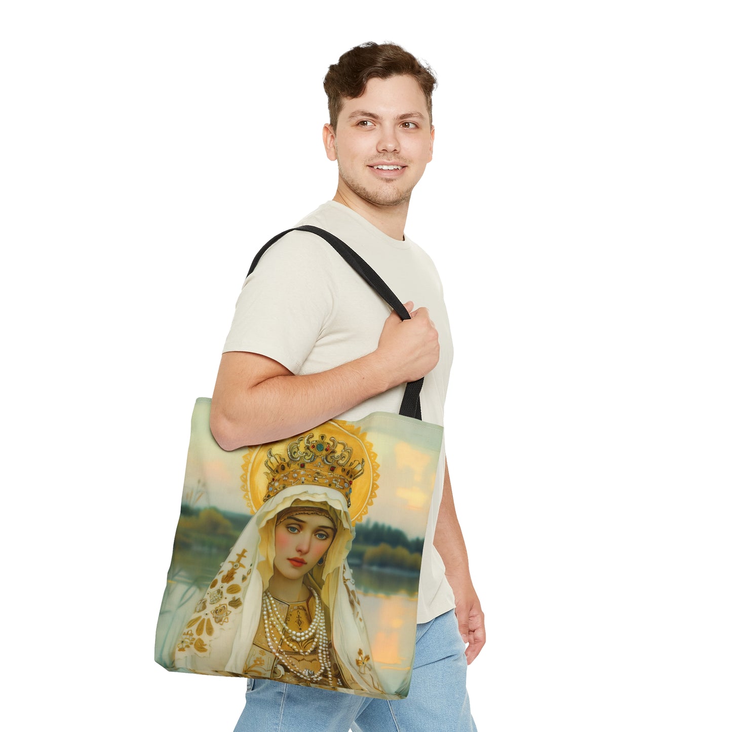 Saint Olga of Kyiv Tote Bag - Large Medium Small Faith Art Bag - Catholic Faith Purse - Religious Carry All