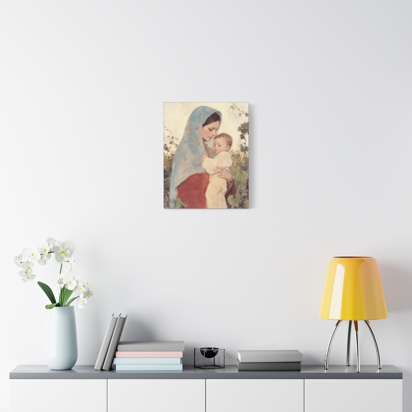 Our Lady of the Grapes / Out Lady of the Harvest - Gallery Wrapped Canvas - Print - Religious Art for your Home - Catholic Art