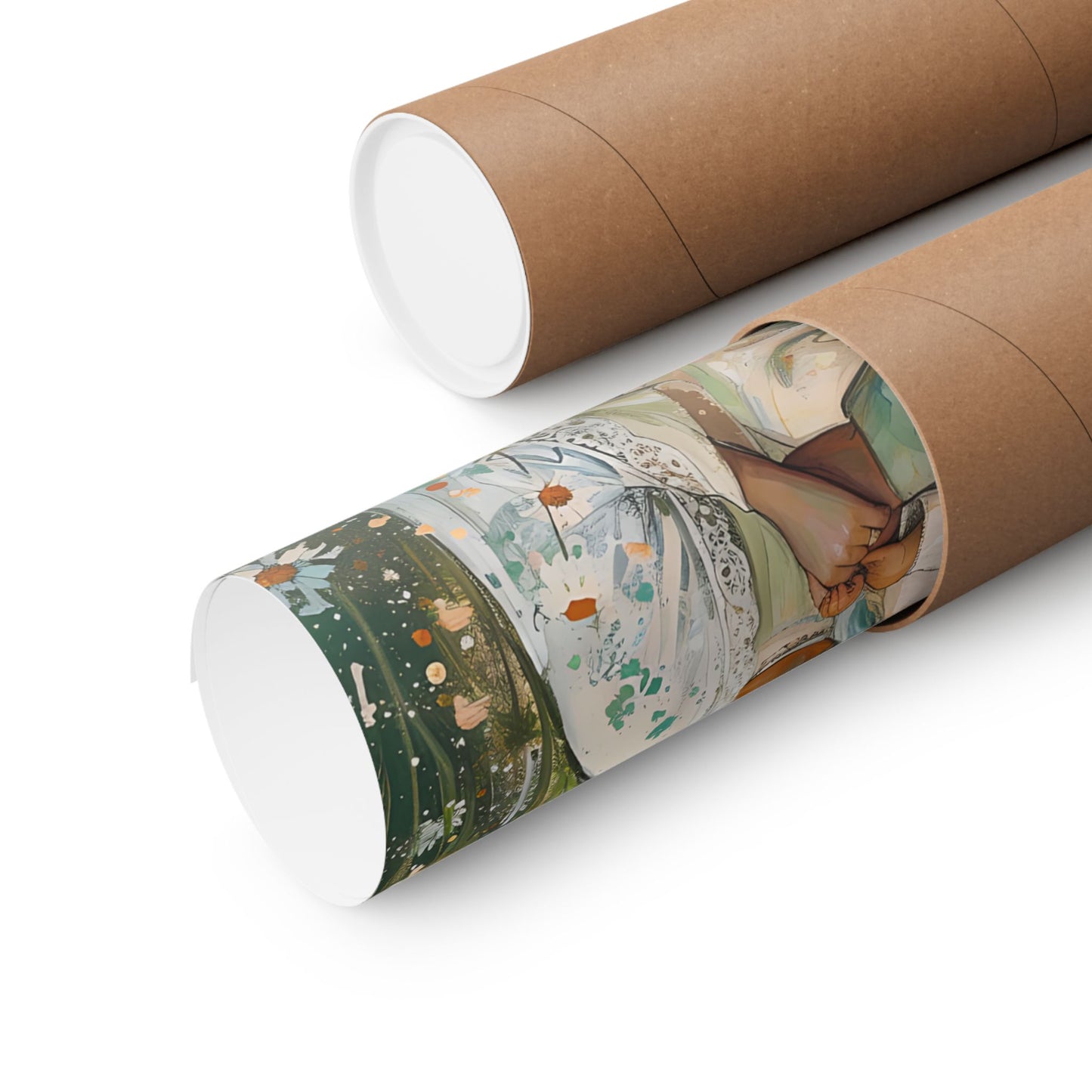 Sacred Sanctuary - Mary, Joseph, and the Infant Jesus - Sanctified Souls Print - Multiple Sizes - Premium Matte Vertical Posters