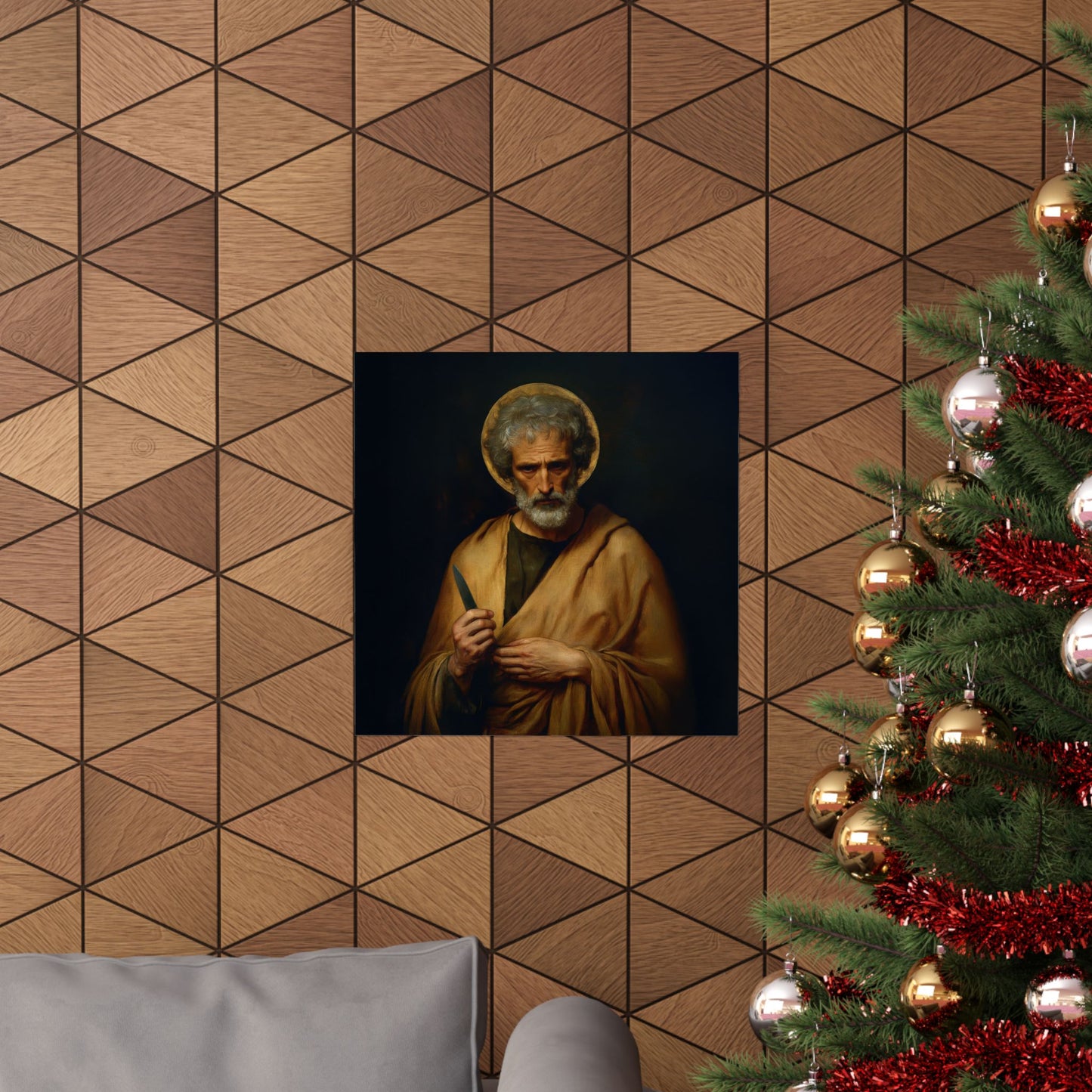 Saint Bartholomew the Apostle - Sanctified Souls Print - Multiple Sizes - Premium Matte Vertical Posters