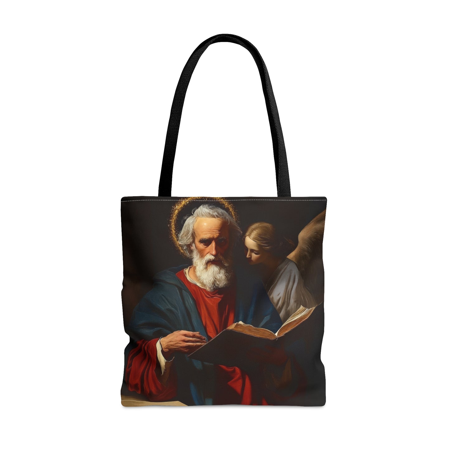 Saint Matthew the Apostle - Tote Bag - Large Medium Small Faith Art Bag - Re usable Tote Purse - Double Sided - Catholic Art Bag