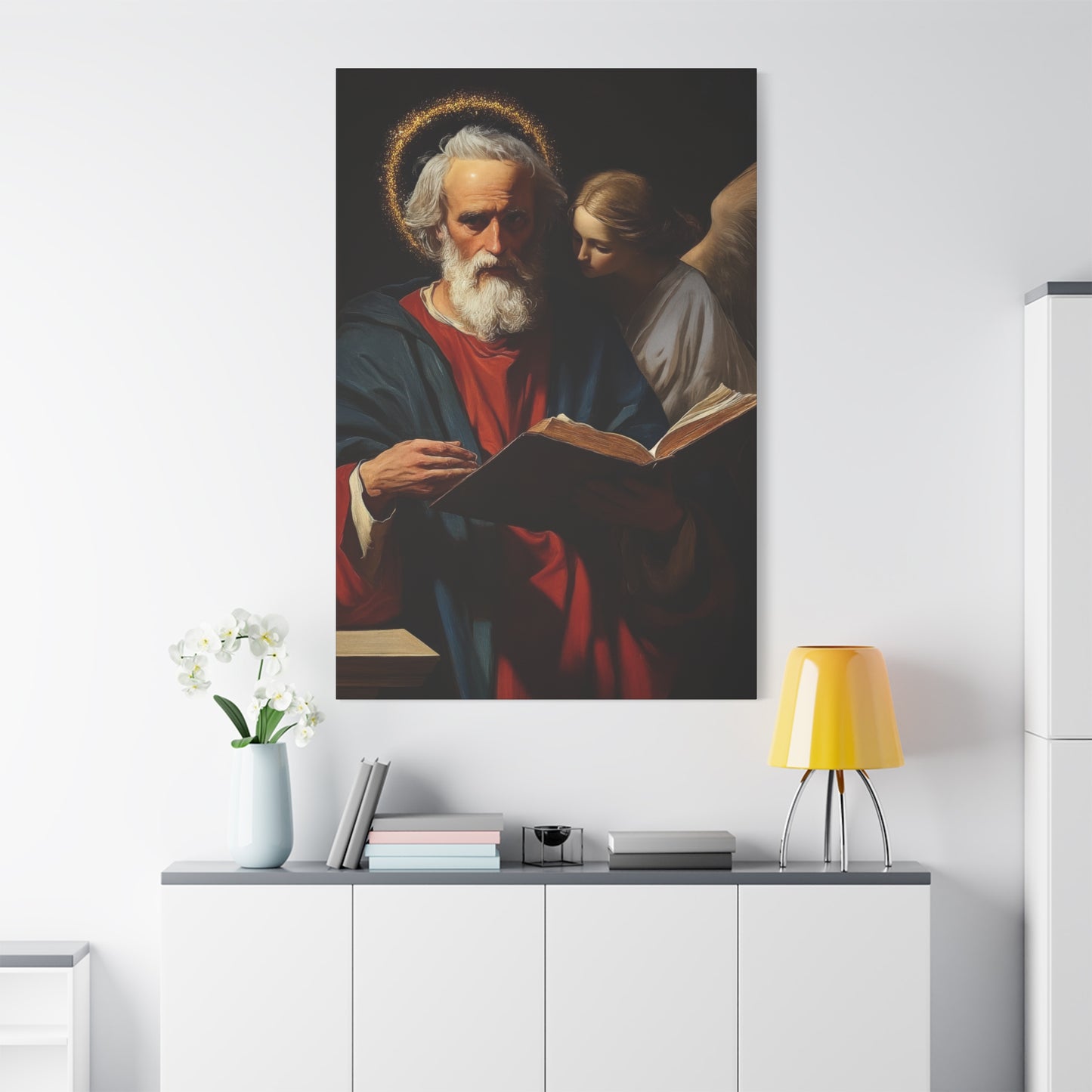 Saint Matthew the Apostle - Gallery Wrapped Canvas - Print - Religious Art for your Home - Catholic