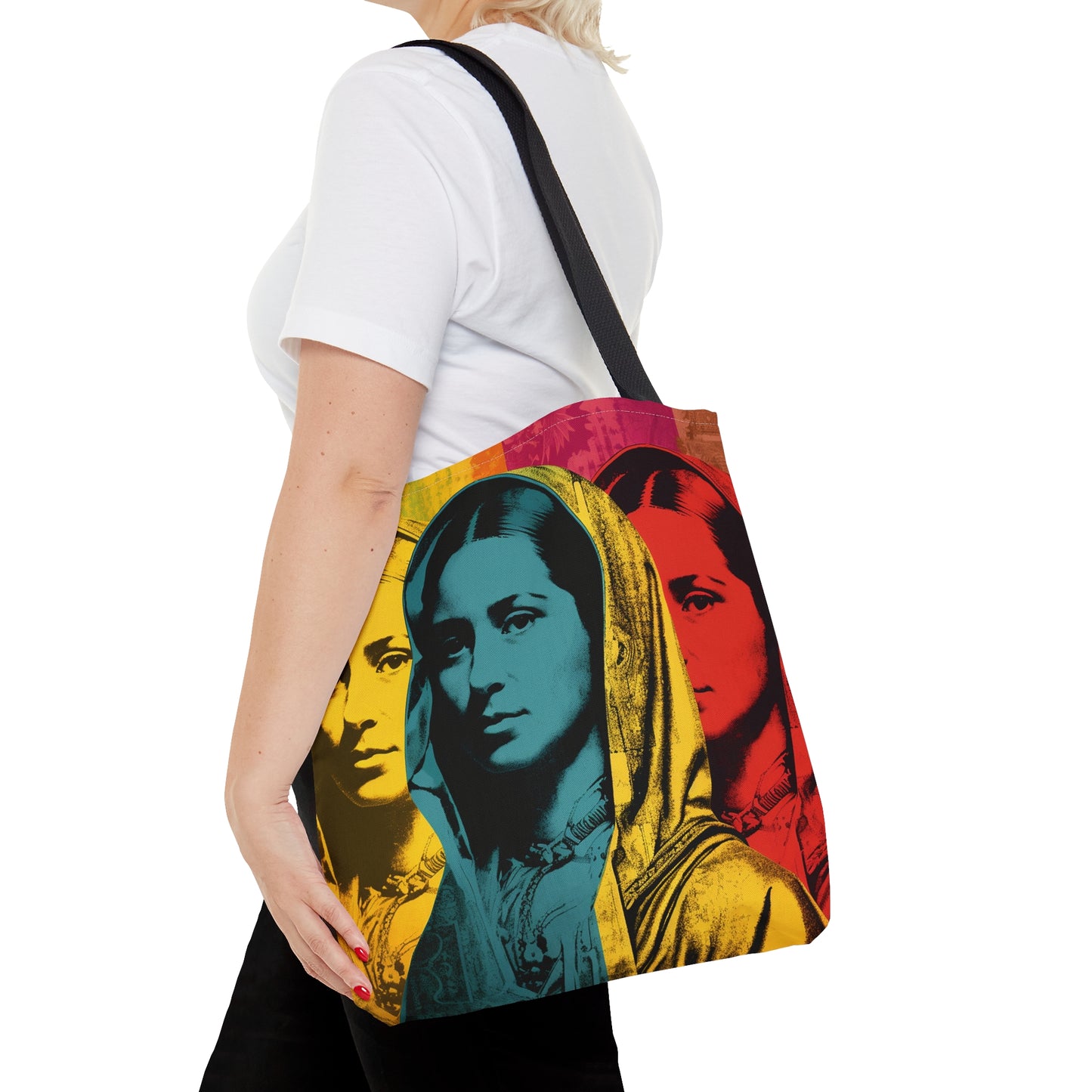 Our Lady of Guadalupe Tote Bag - Catholic faith inspired carry-all purse - day to day bag