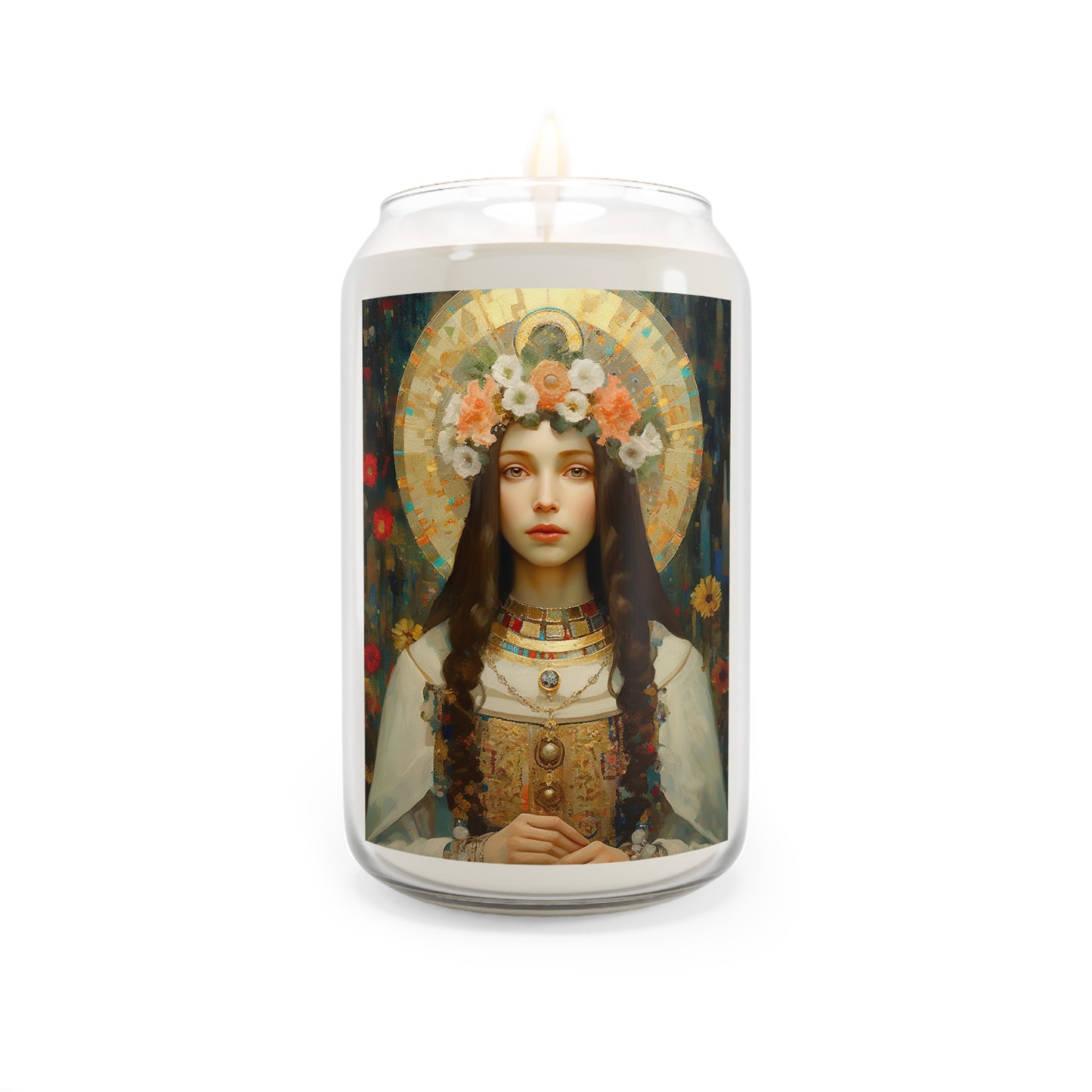 Saint Dorothy - Scented Prayer Candle, 13.75oz - Tall Size - Religious Prayer Candle - Catholic Art