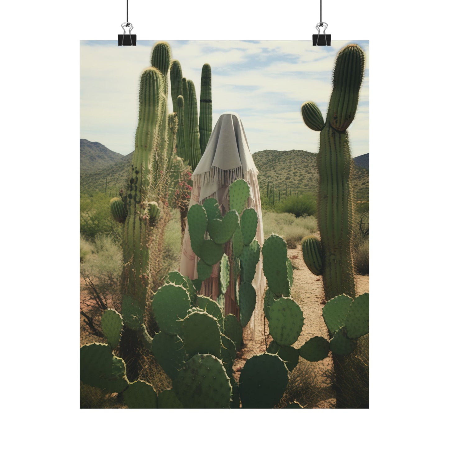 Saint Amma Syncletica Print - Sanctified Souls Print - Multiple Sizes - Premium Matte Vertical Posters - Desert Mothers Series